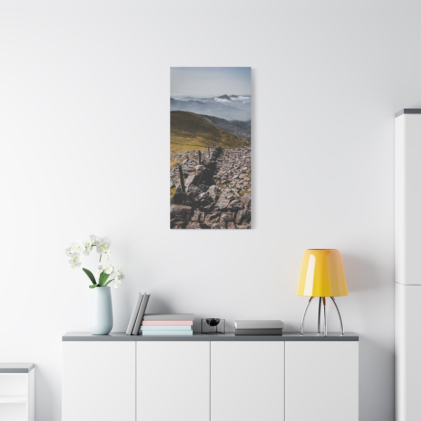Wall in Mountains Matte Canvas, Stretched, 1.25"