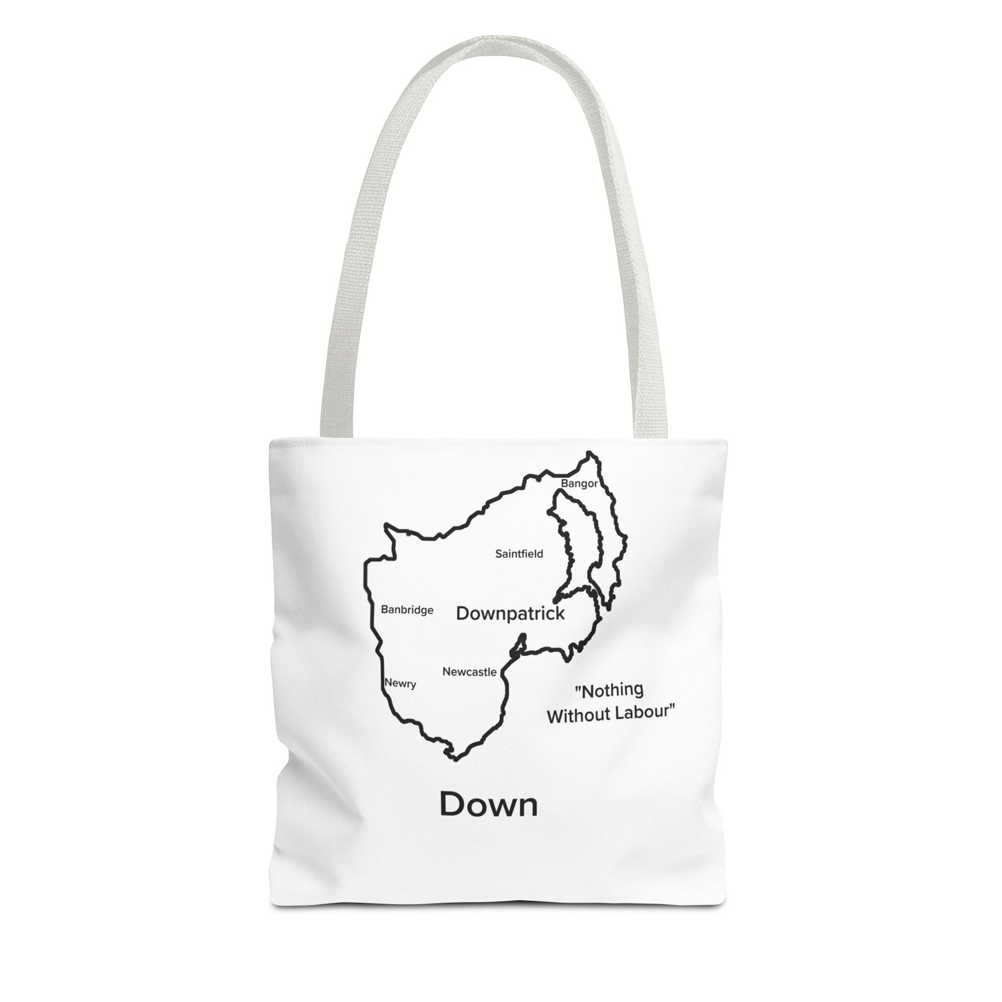 Down Tote Bag White Edition