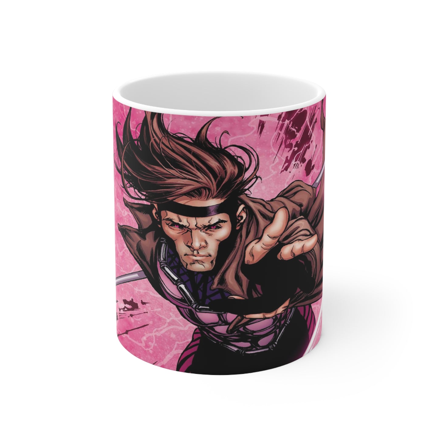 Gambit Inspired Ceramic Coffee Cups - 11oz & 15oz | Superhero Mug for Dreamers & Fans