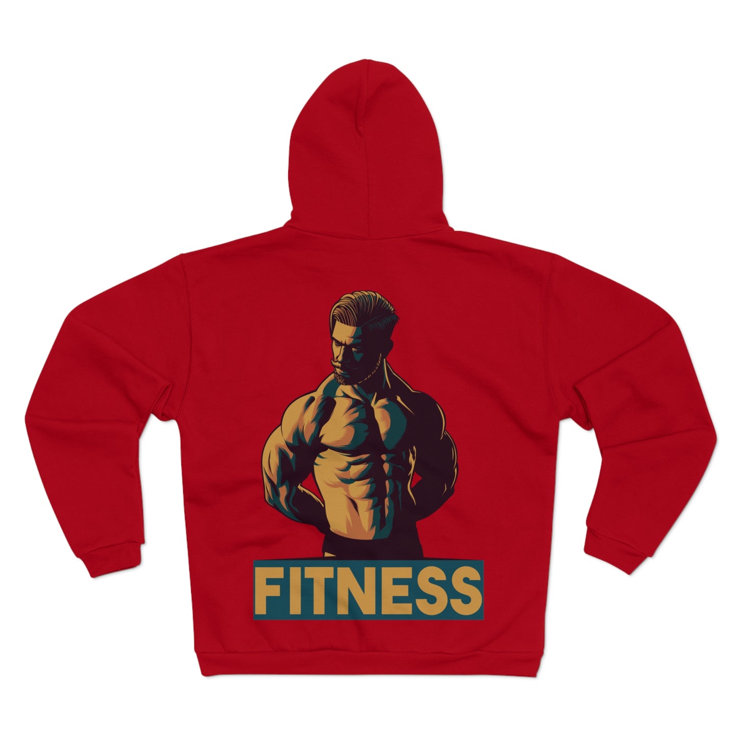 Fitness Motivational Unisex Hooded Zip Sweatshirt
