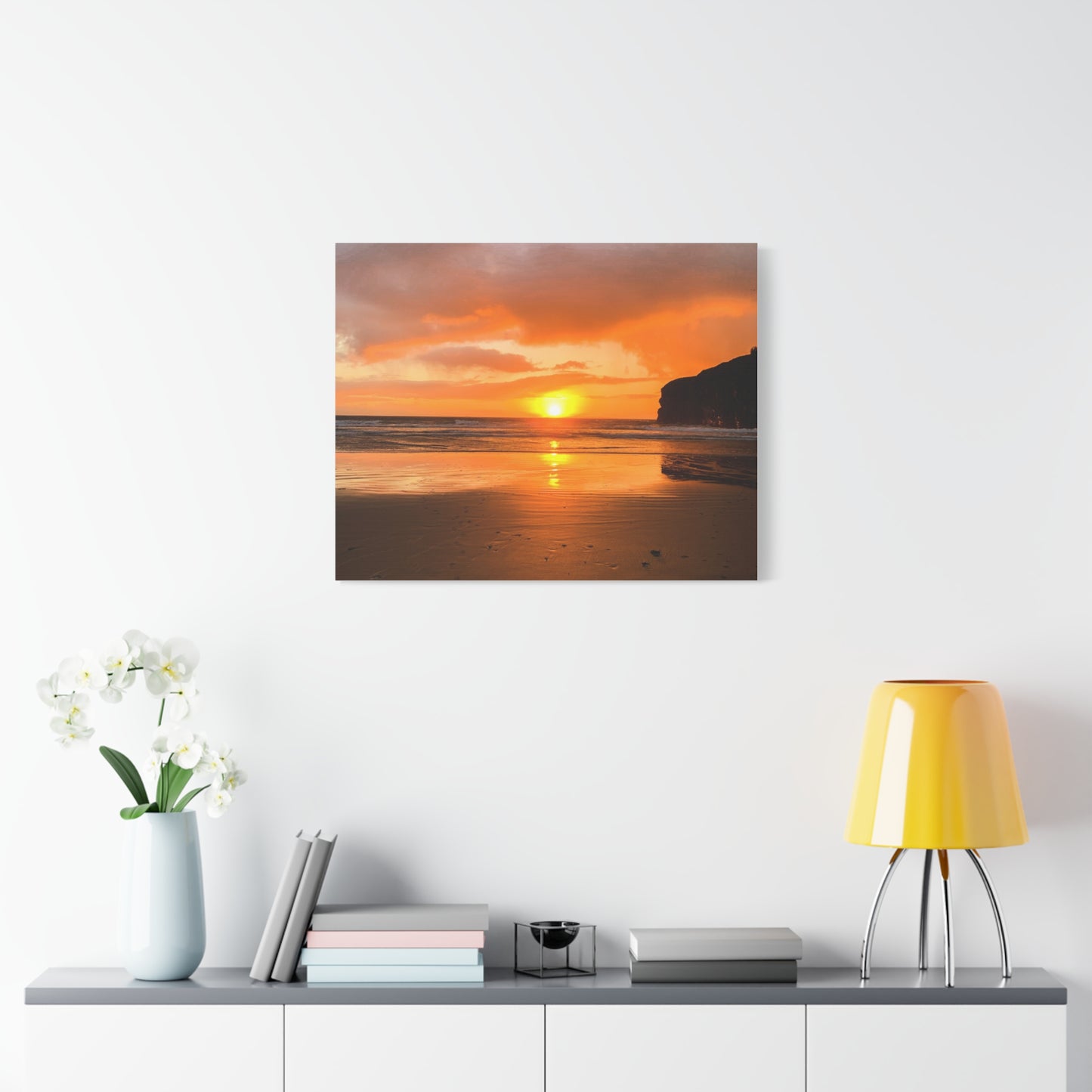 Sunset in Ballybunion Matte Canvas, Stretched, 1.25"