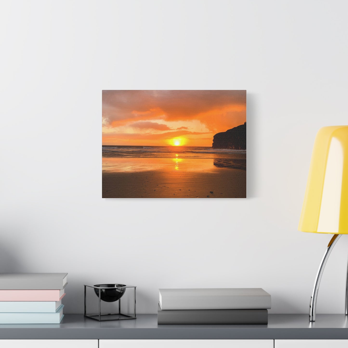 Sunset in Ballybunion Matte Canvas, Stretched, 1.25"