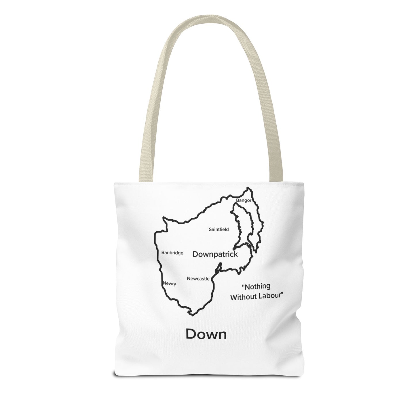 Down Tote Bag White Edition