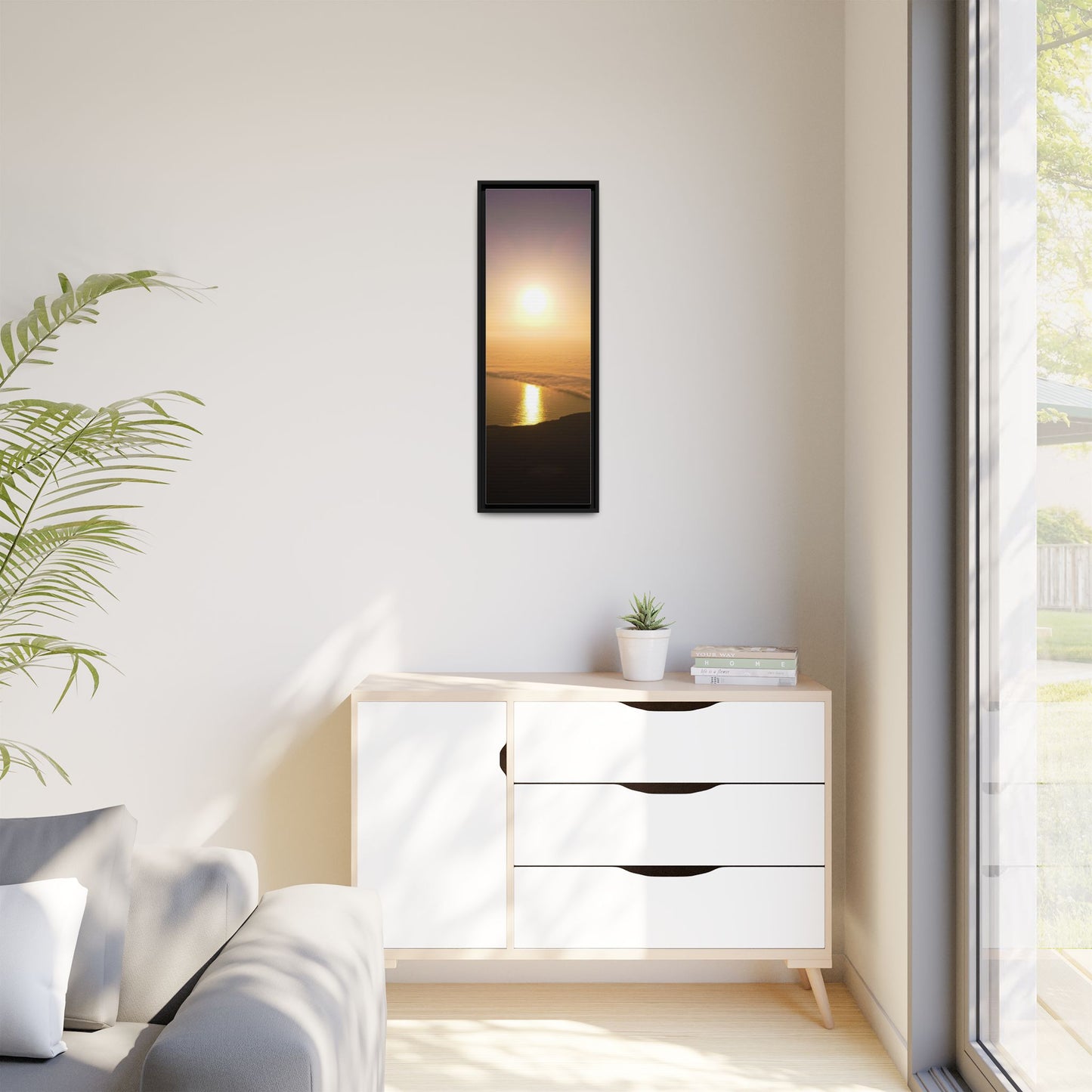 Sunset on Mount Brandon Matte Canvas, Framed (Multi-color)