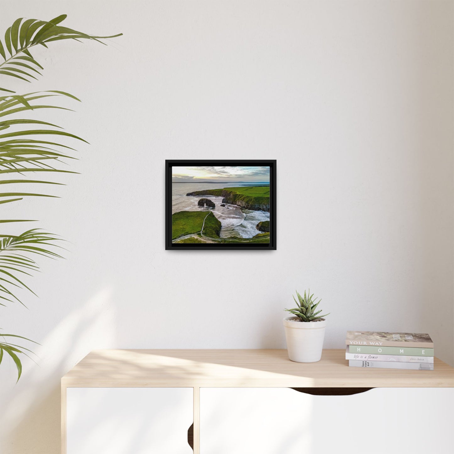 Virgin Rock Matte Canvas, Framed (Multi-color)