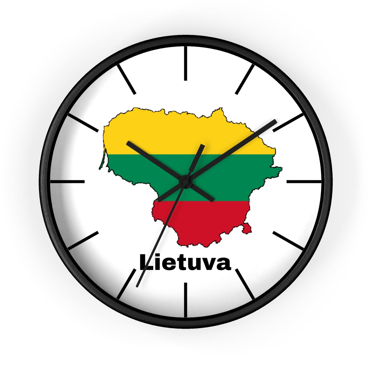 Lithuania Map Wall Clock - Vibrant Decor for Home or Office