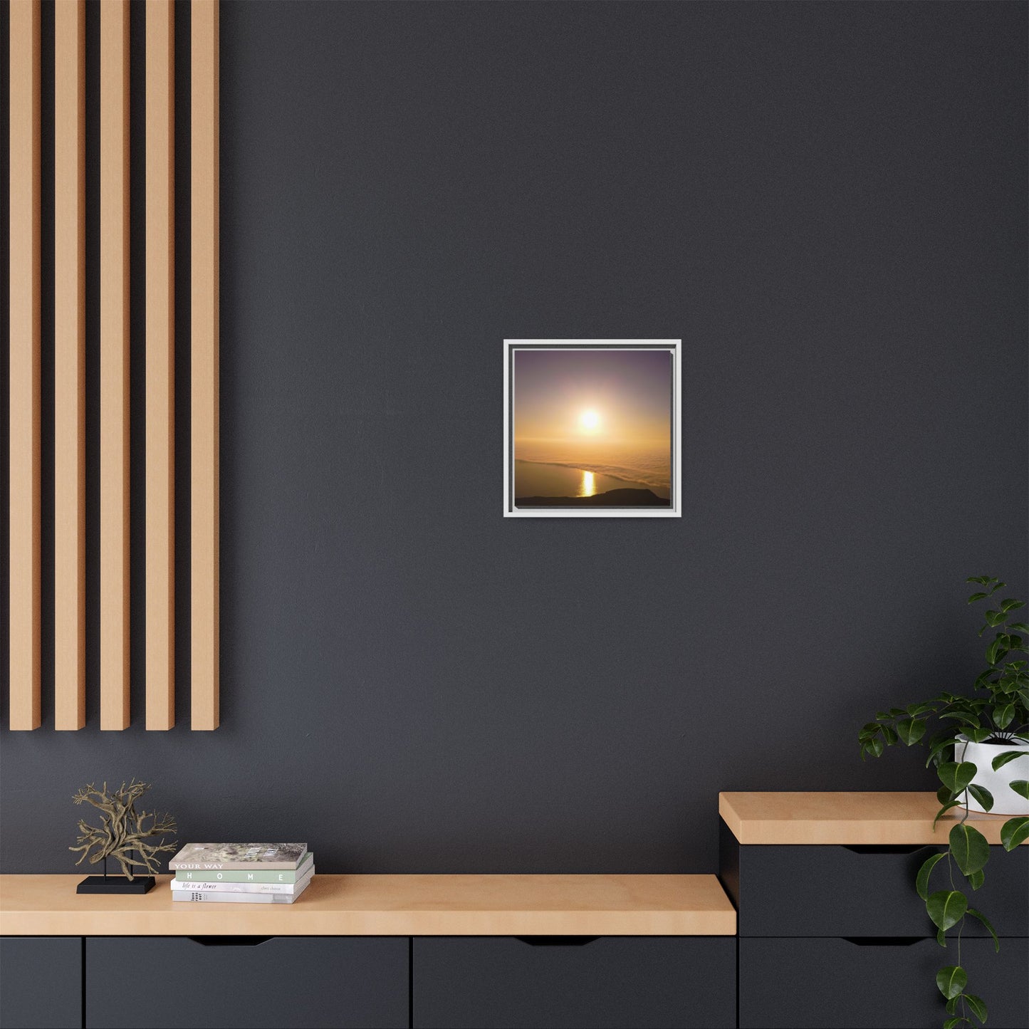 Sunset on Mount Brandon Matte Canvas, Framed (Multi-color)