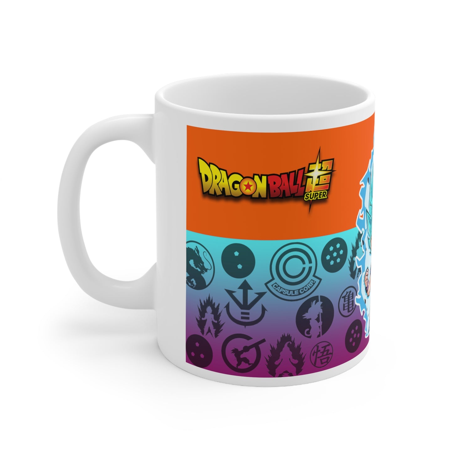 Dragon Ball Super Ceramic Coffee Cup – 11oz & 15oz – Perfect for Anime Fans