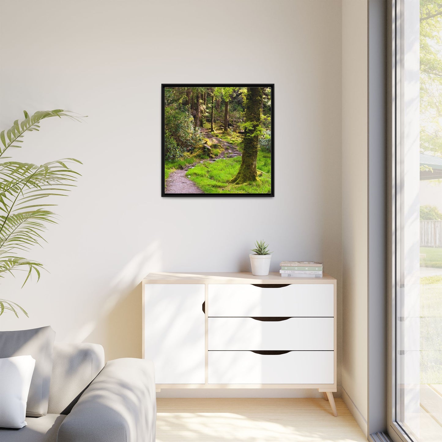 Torc Trail Matte Canvas, Framed (Multi-color)