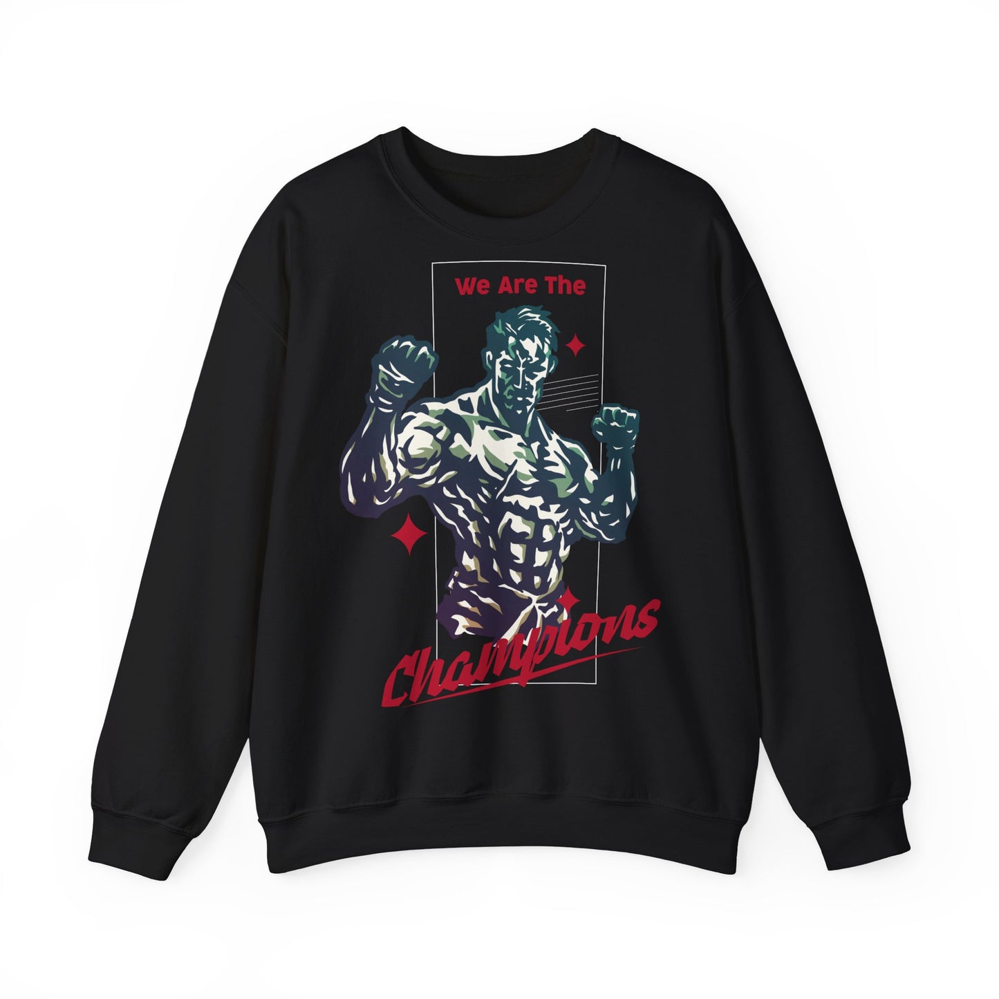 Unisex Heavy Blend™ Crewneck Sweatshirt - We Are The Champions Design