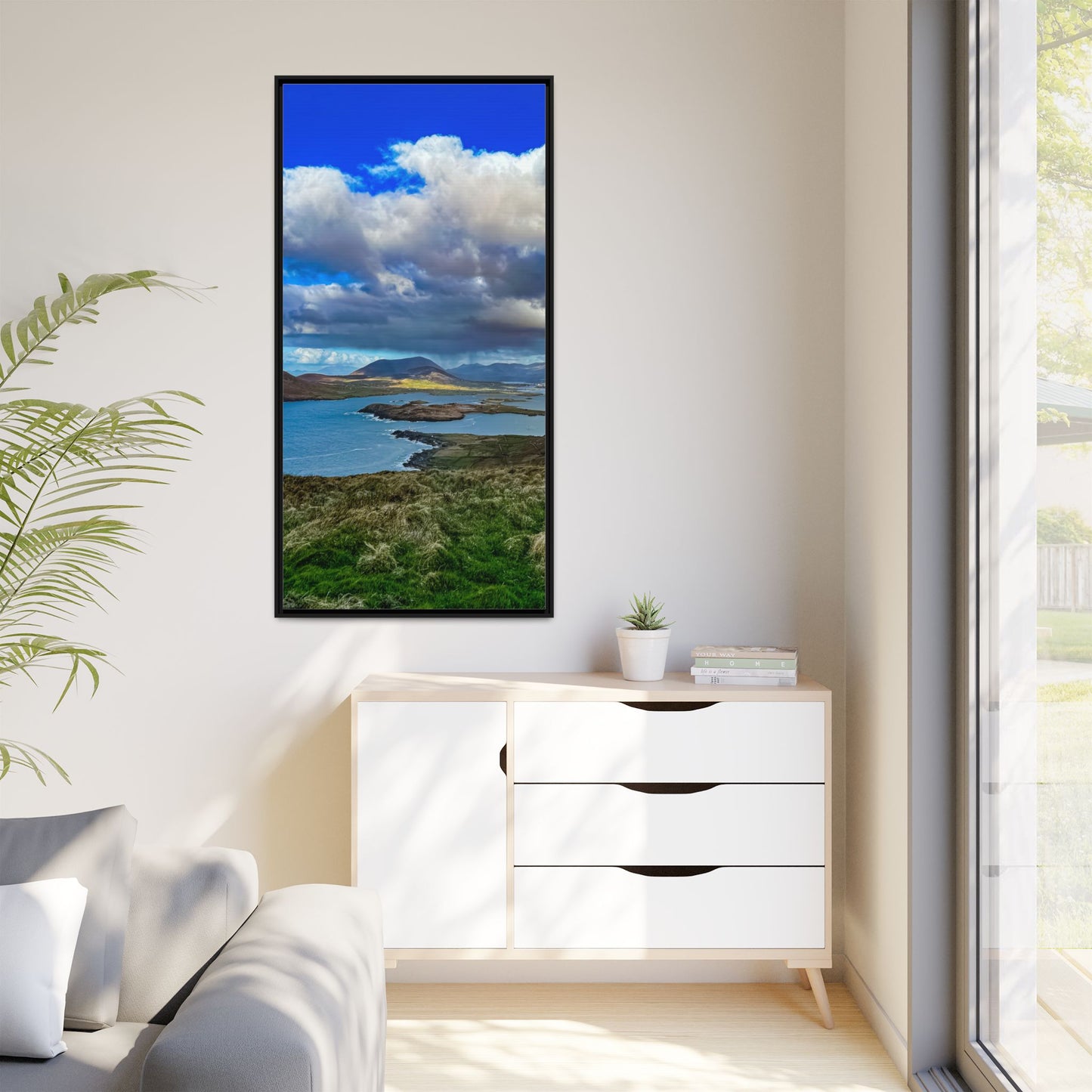 Unknown Mountain Matte Canvas, Framed (Multi-color)