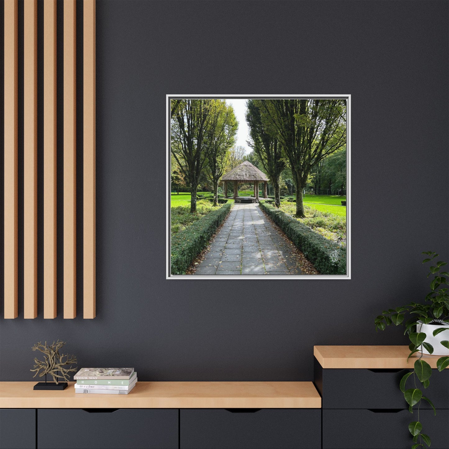 Adare Matte Canvas, Framed (Multi-color)