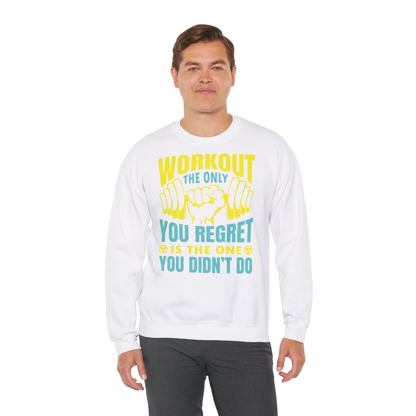 Workout Motivation Crewneck Sweatshirt - Unisex Heavy Blend