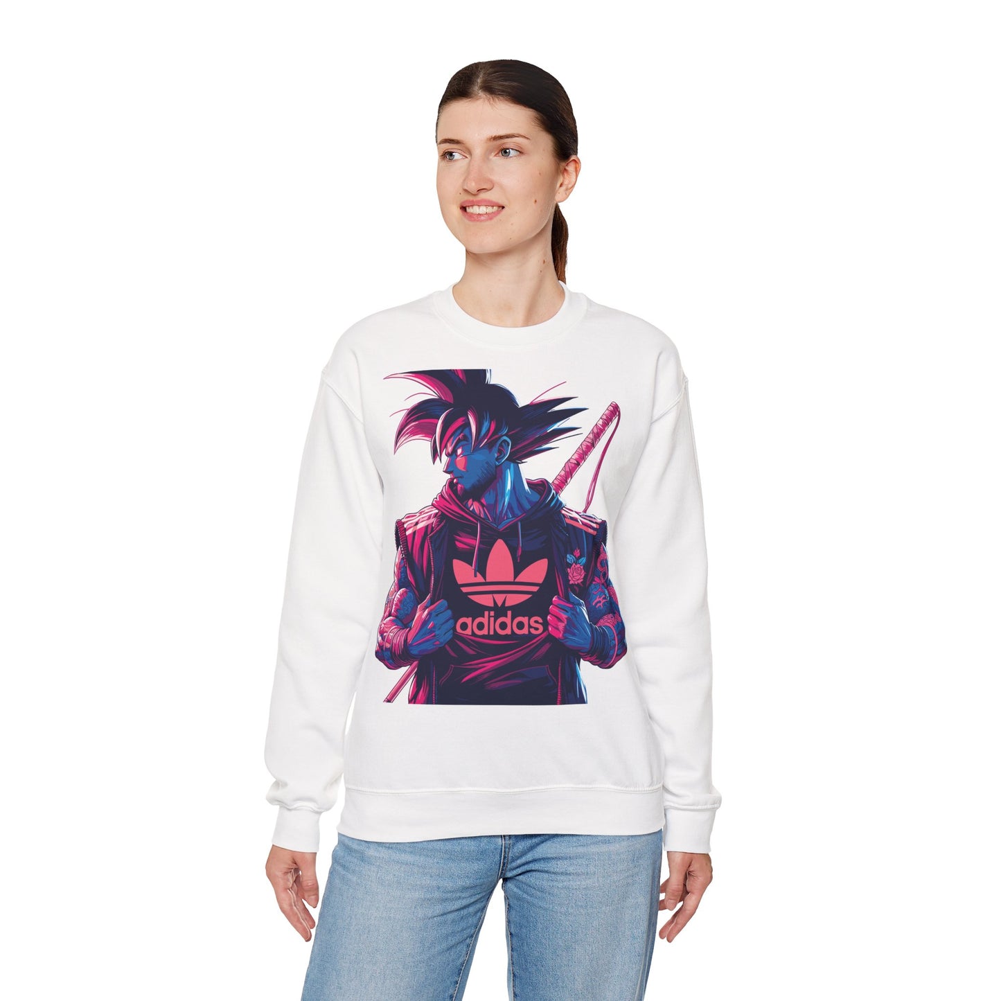 Retro Anime Inspired Unisex Crewneck Sweatshirt