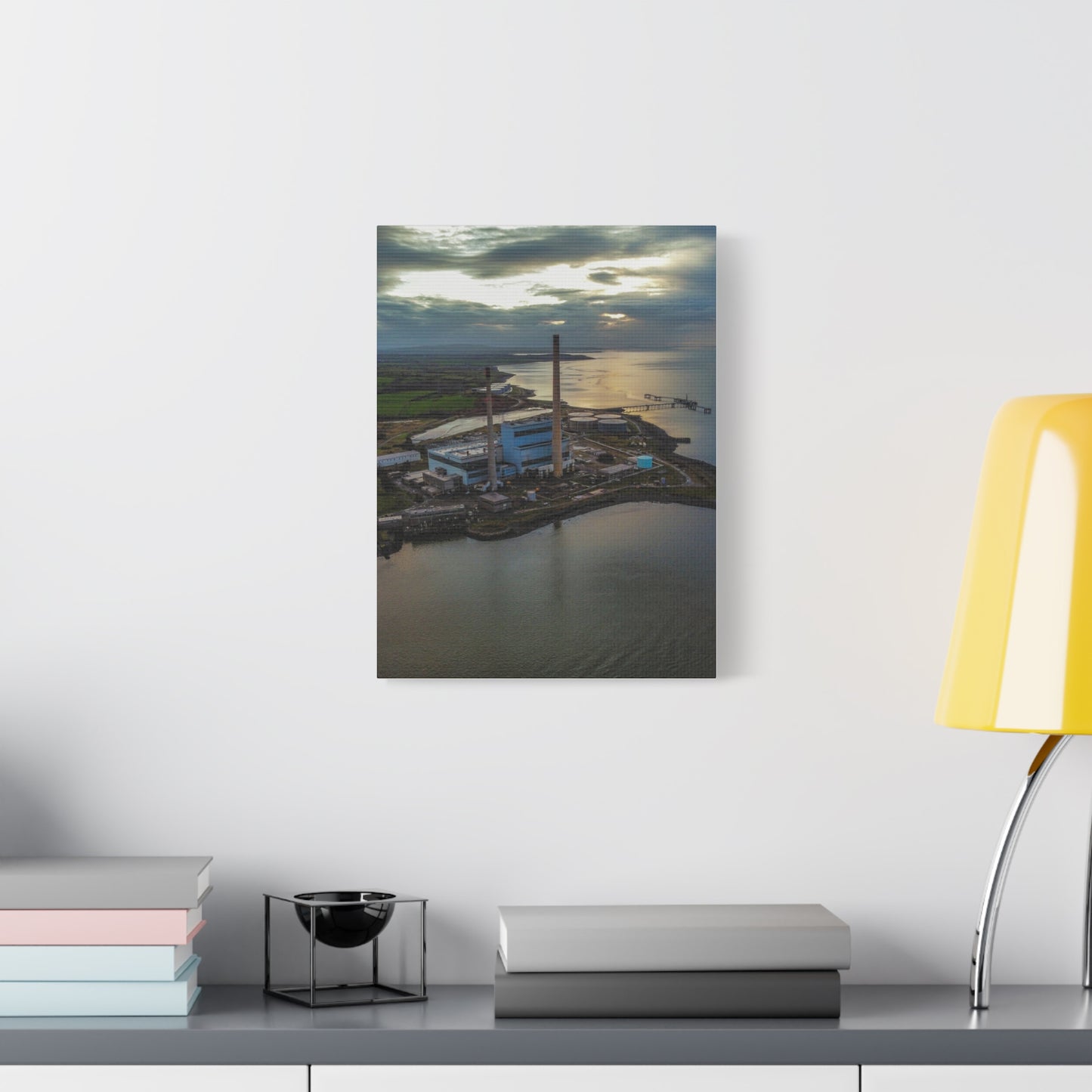Tarbert Power Station Matte Canvas, Stretched, 1.25"