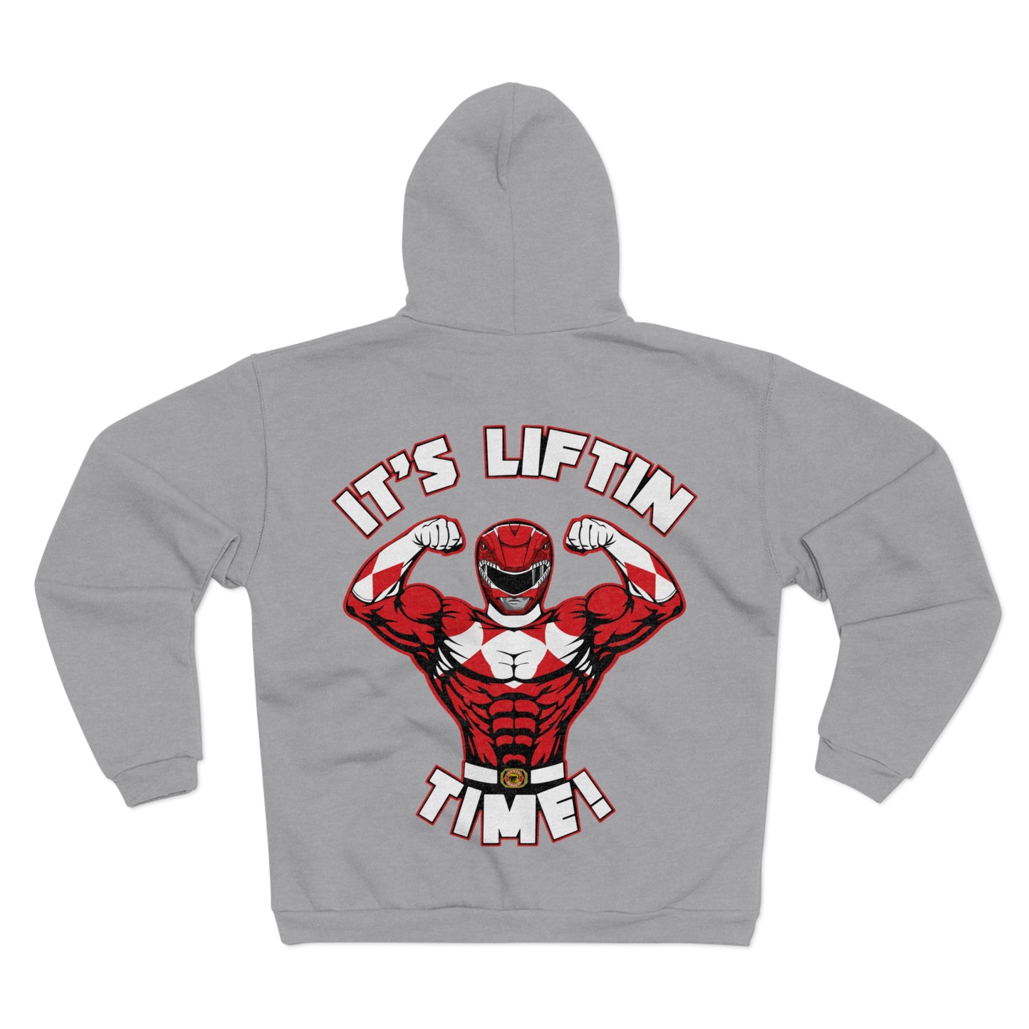 It's Liftin' Time Unisex Hooded Zip Sweatshirt - Fitness & Workout