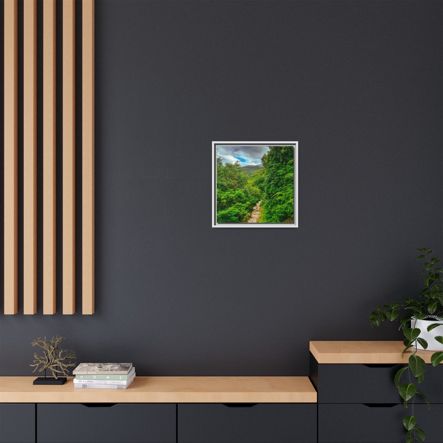 Torc Trail Matte Canvas, Framed (Multi-color)