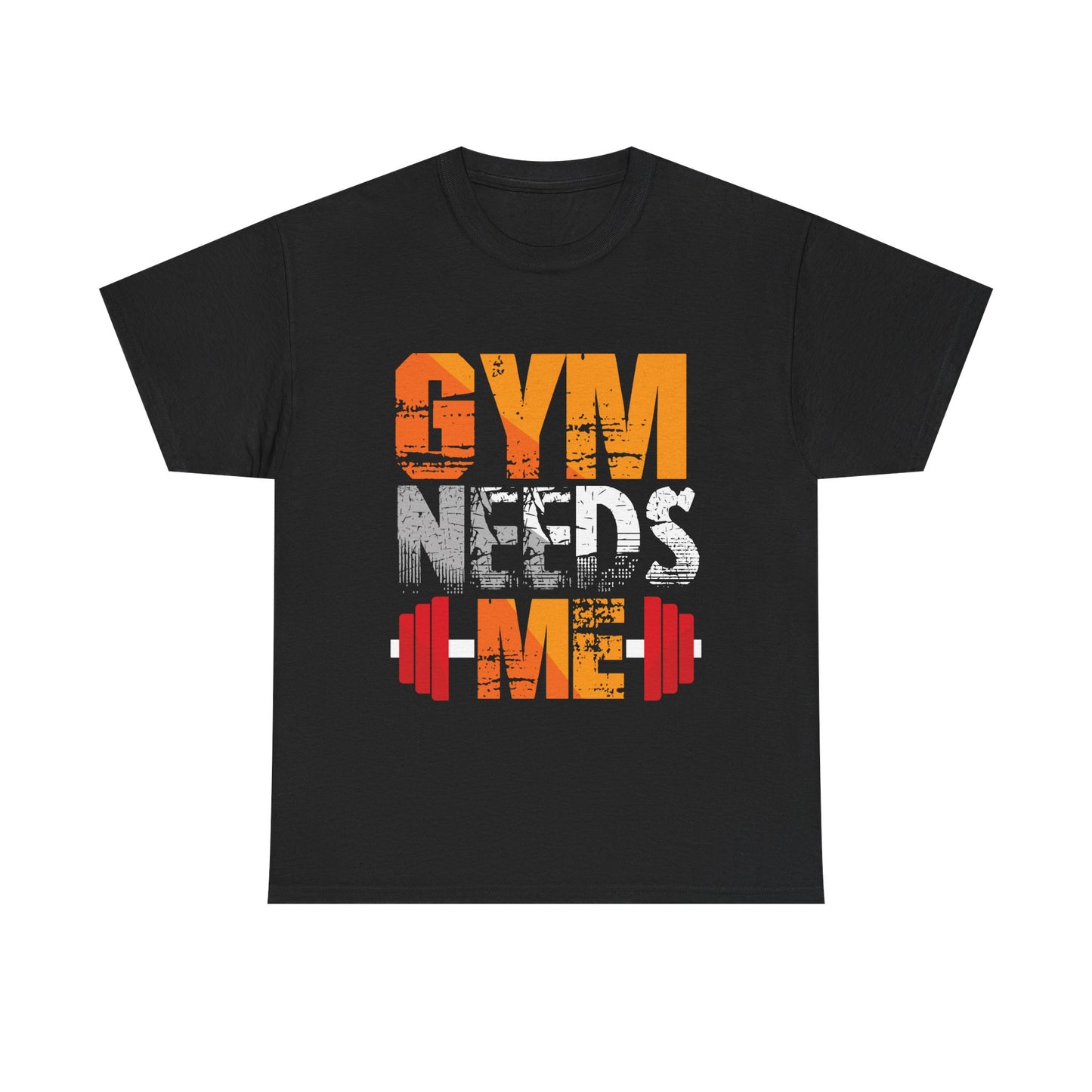Unisex Heavy Cotton Tee - 'Gym & Me' Fitness Shirt
