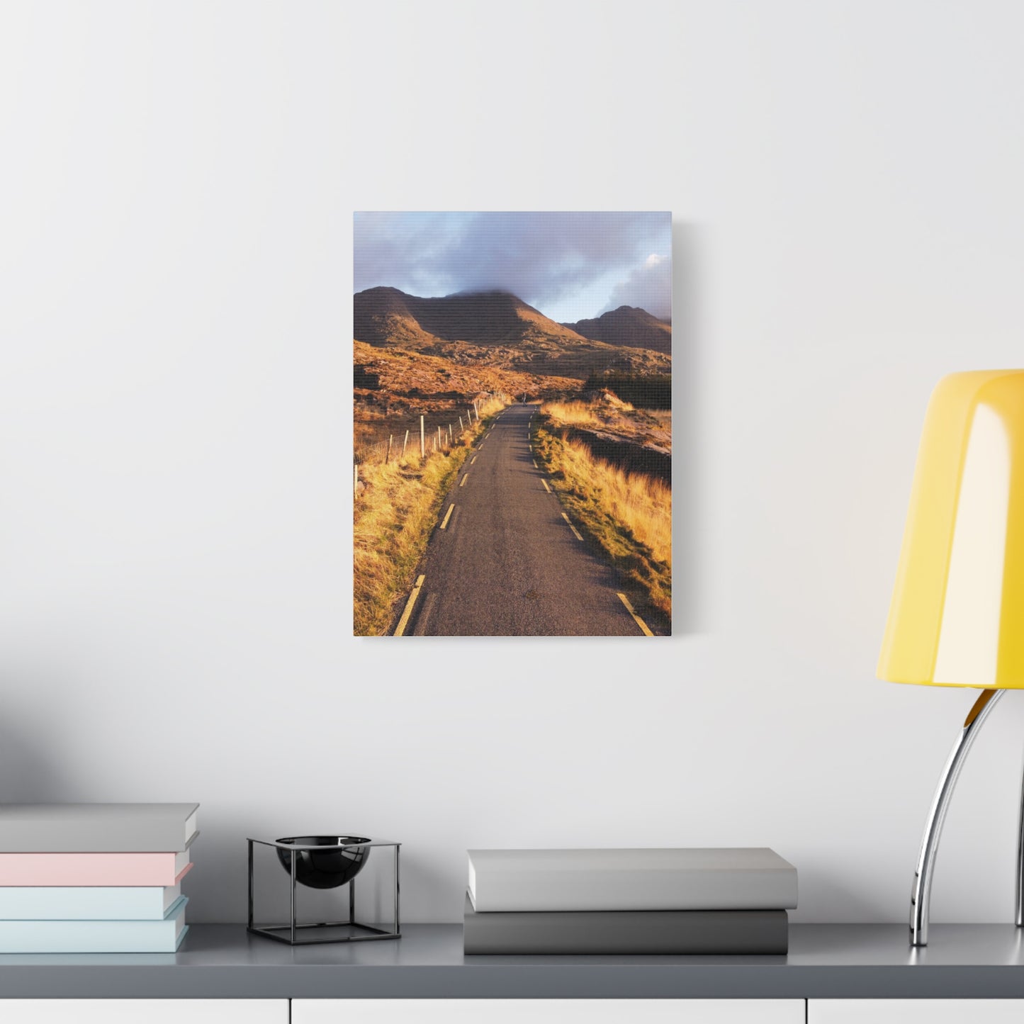 Sunset Road Matte Canvas, Stretched, 1.25"