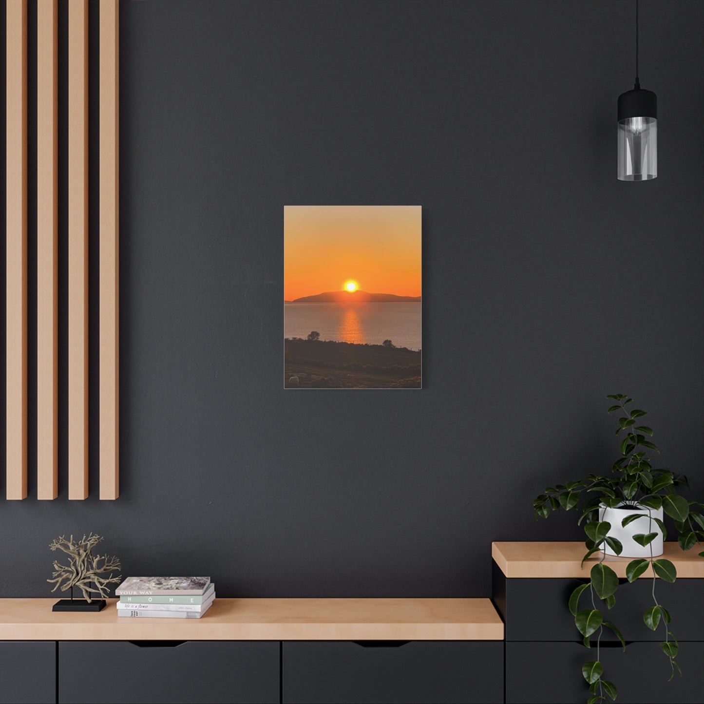 Sunset Ring of Kerry Matte Canvas, Stretched, 1.25"
