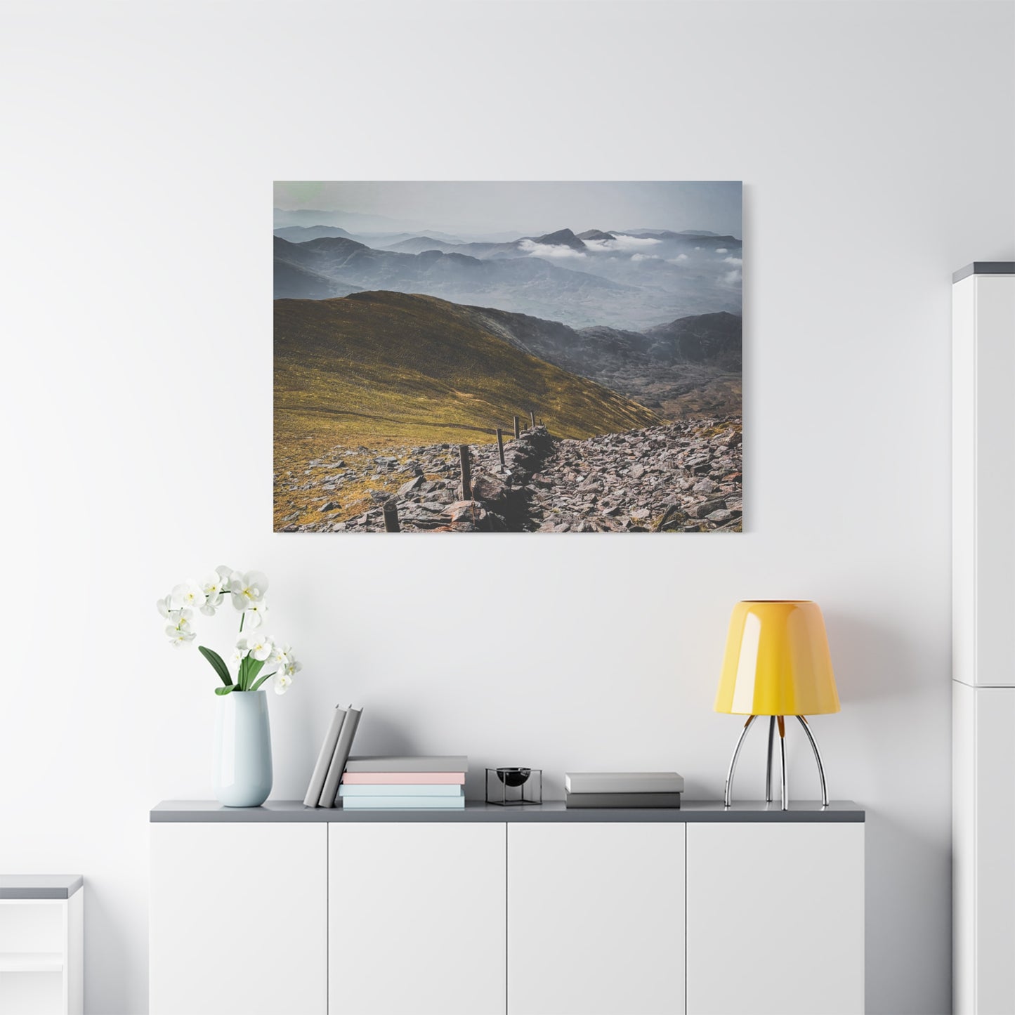 Wall in Mountains Matte Canvas, Stretched, 1.25"