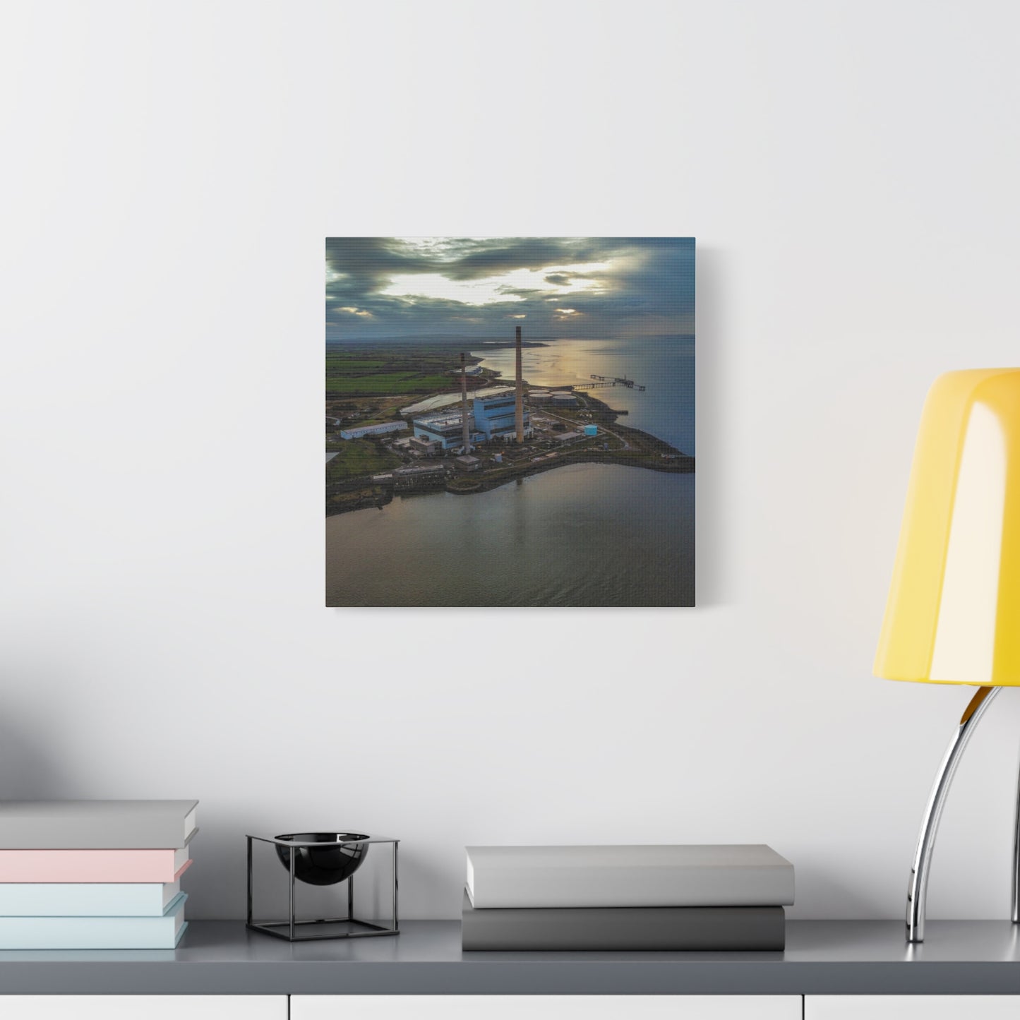 Tarbert Power Station Matte Canvas, Stretched, 1.25"