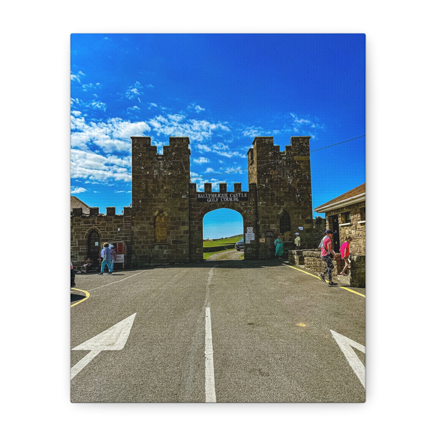 Ballyheigue Golf Club Gates Matte Canvas, Stretched, 1.25"