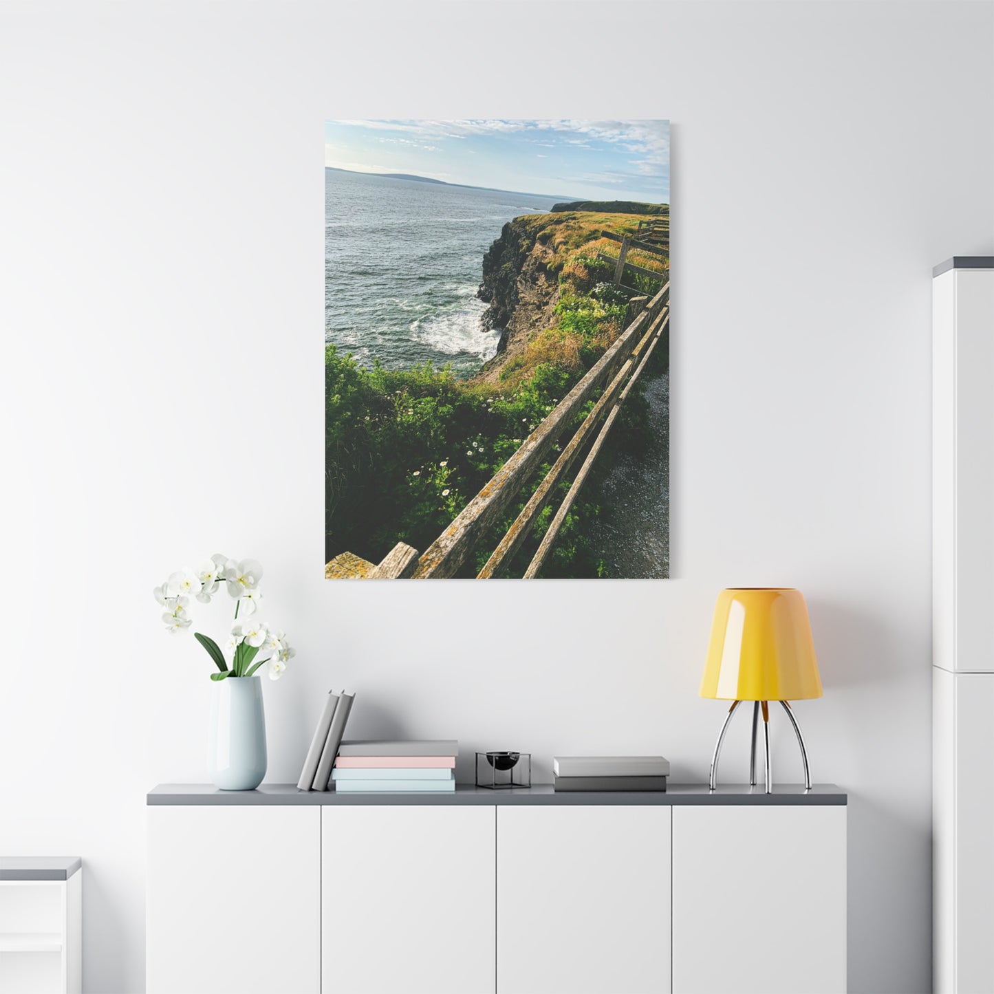 Ballybunion Cliff Walk Matte Canvas, Stretched, 1.25"