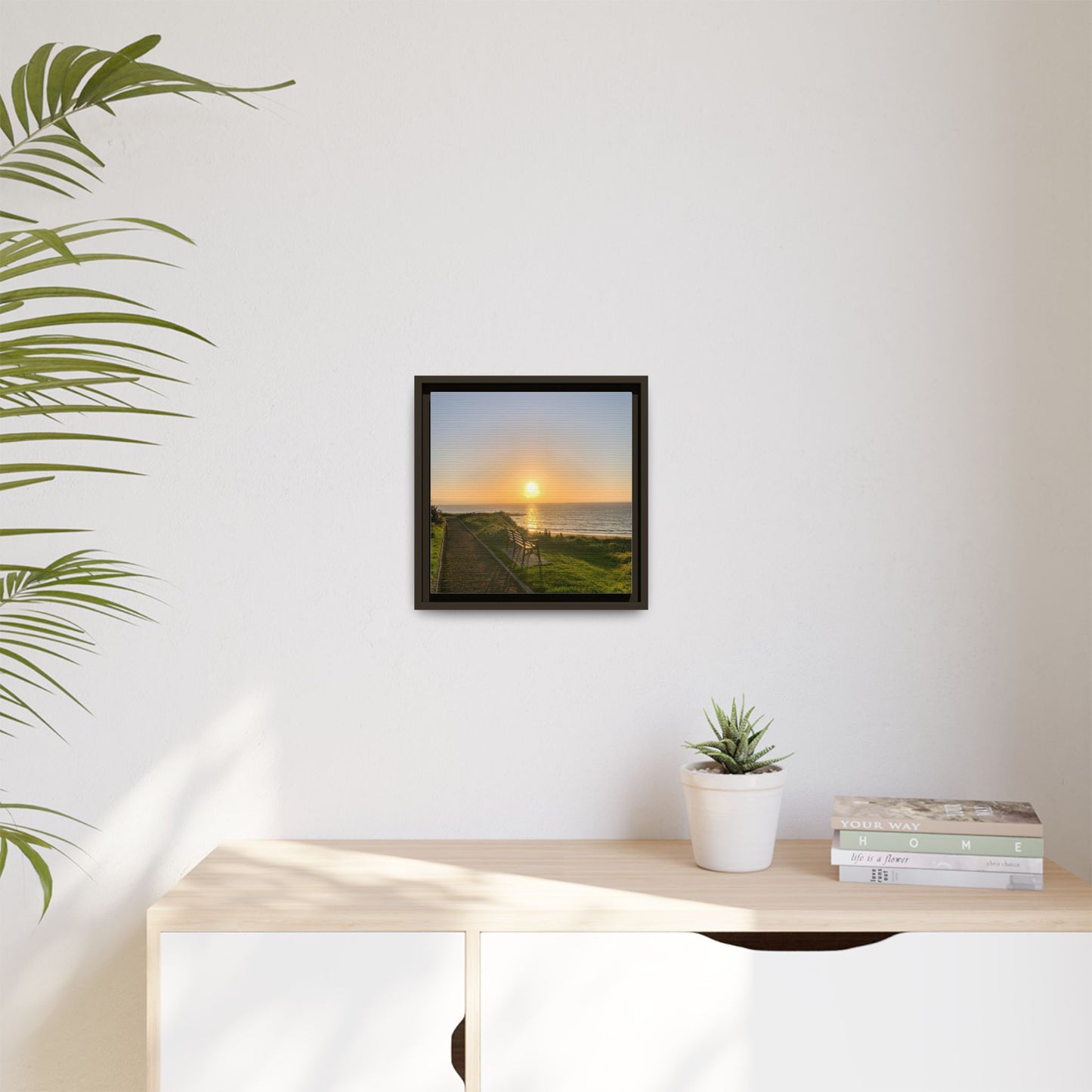 Sunset in Ballybunion 2 Matte Canvas, Framed (Multi-color)