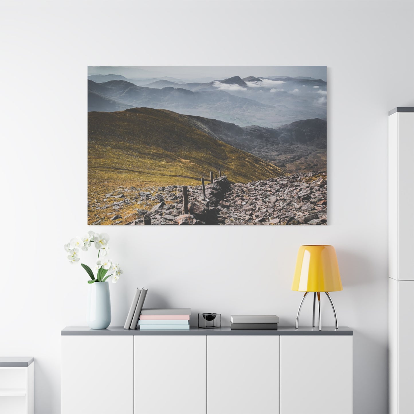 Wall in Mountains Matte Canvas, Stretched, 1.25"