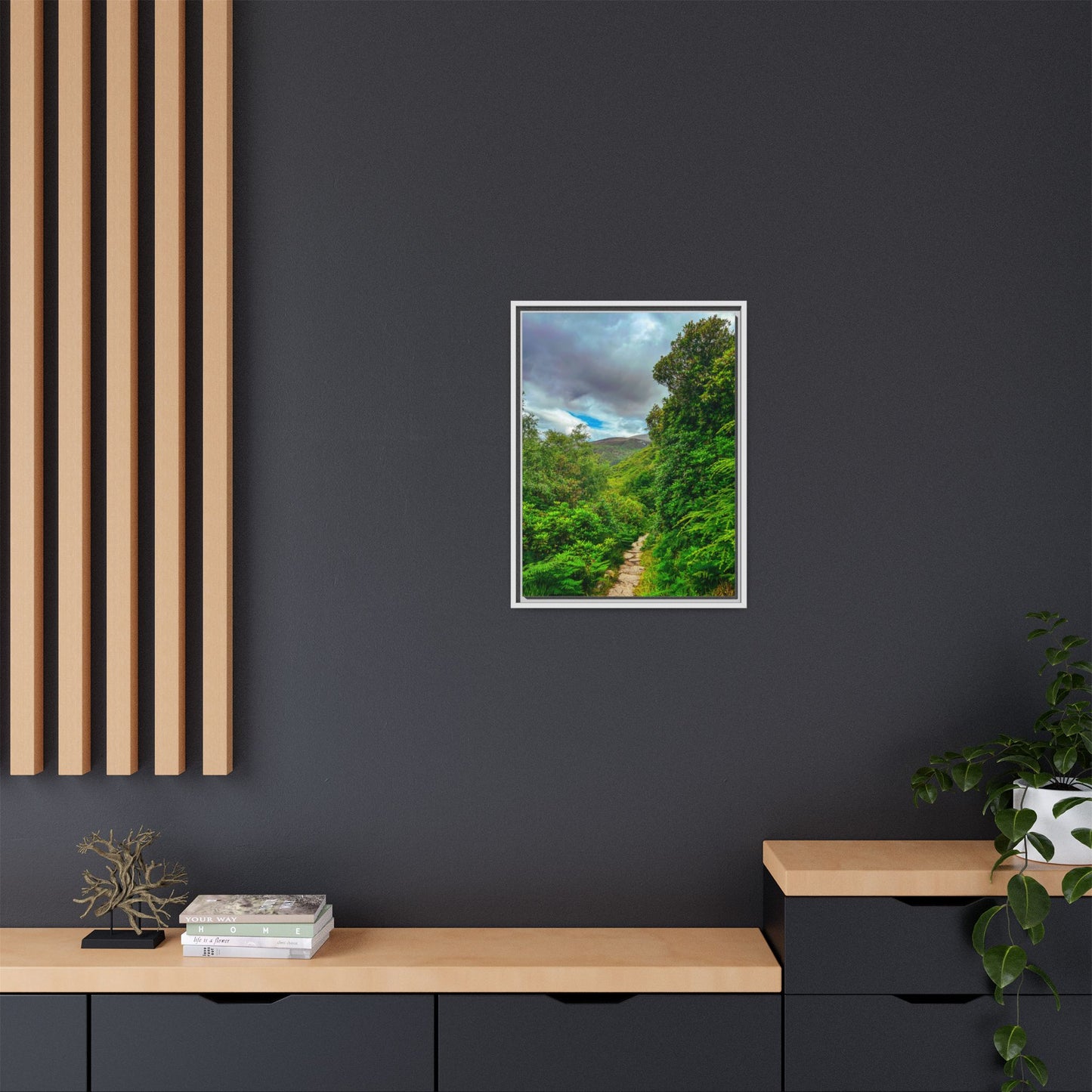 Torc Trail Matte Canvas, Framed (Multi-color)