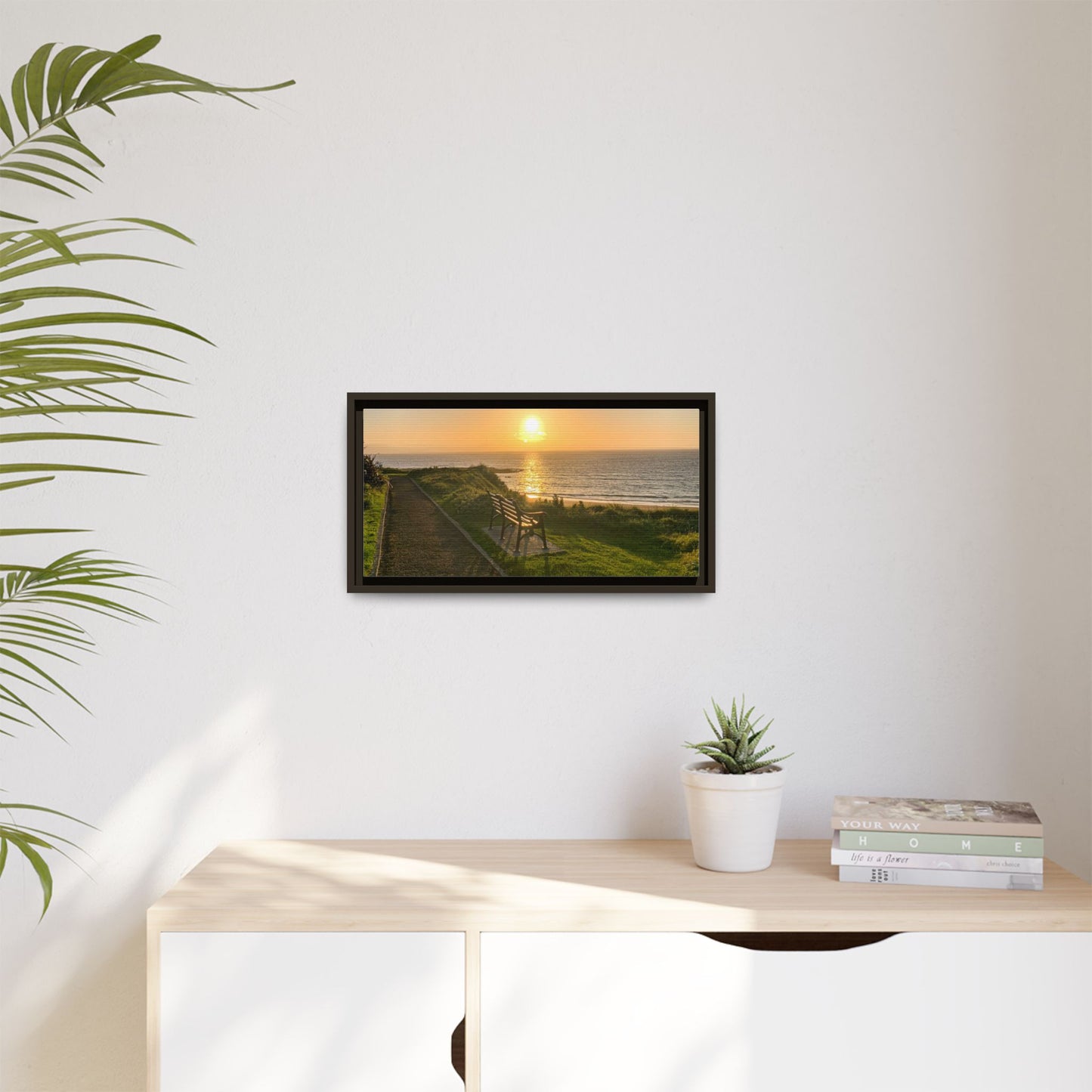 Sunset in Ballybunion 2 Matte Canvas, Framed (Multi-color)