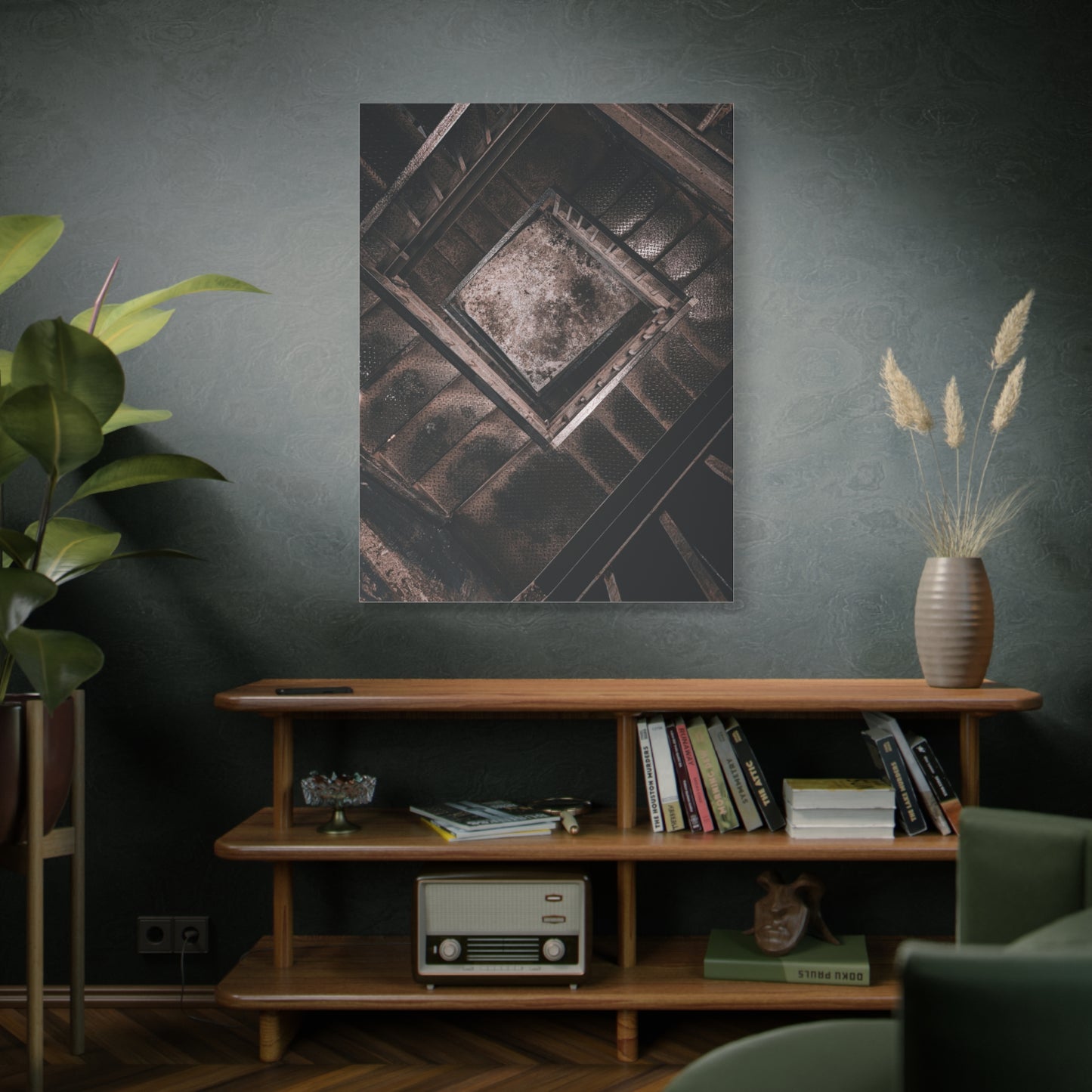 Stairs to Demon World Matte Canvas, Stretched, 1.25"