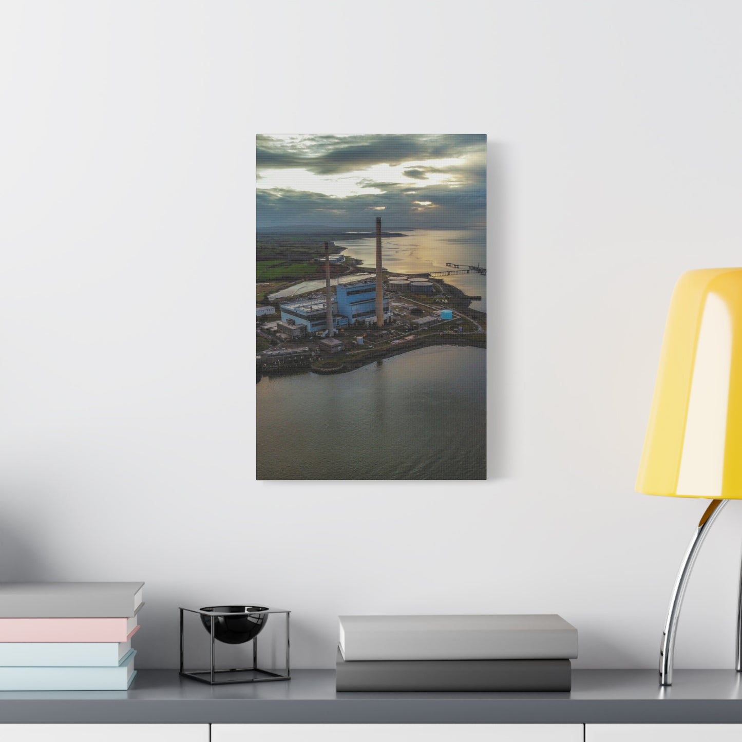 Tarbert Power Station Matte Canvas, Stretched, 1.25"