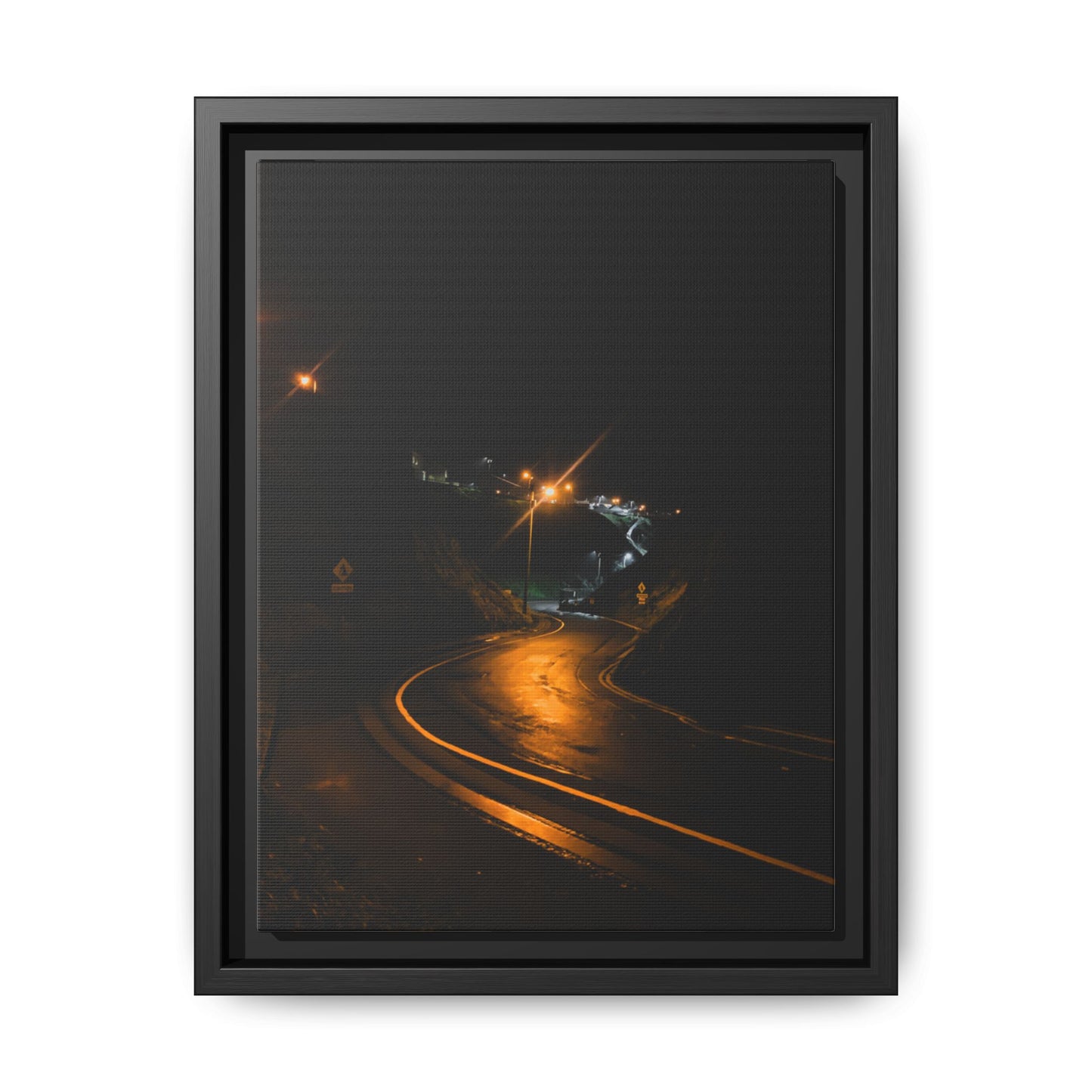 Ballybunion at Night Matte Canvas, Framed (Multi-color)