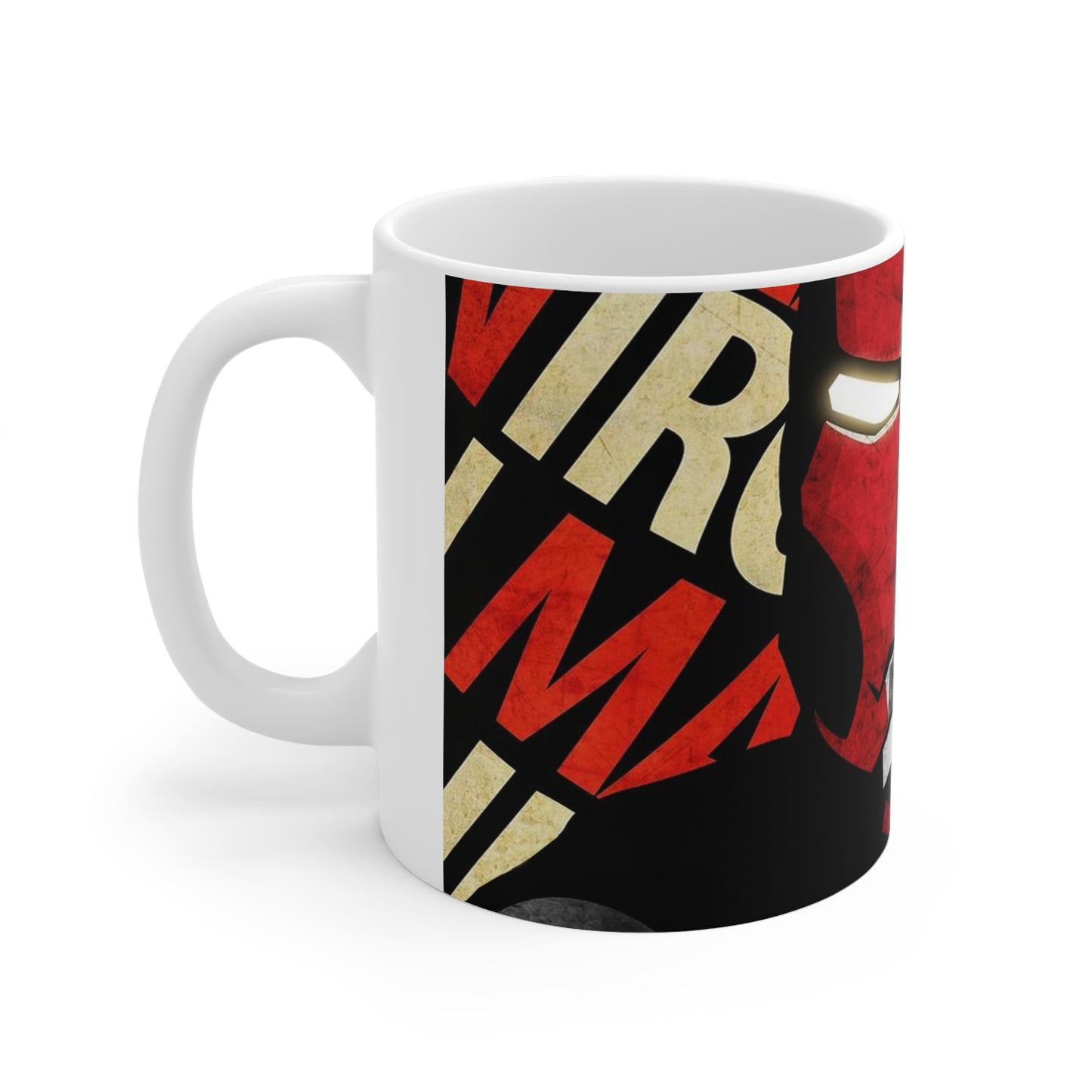 Iron Man Inspired Ceramic Coffee Mug, 11oz & 15oz - Perfect Gift for Marvel Fans