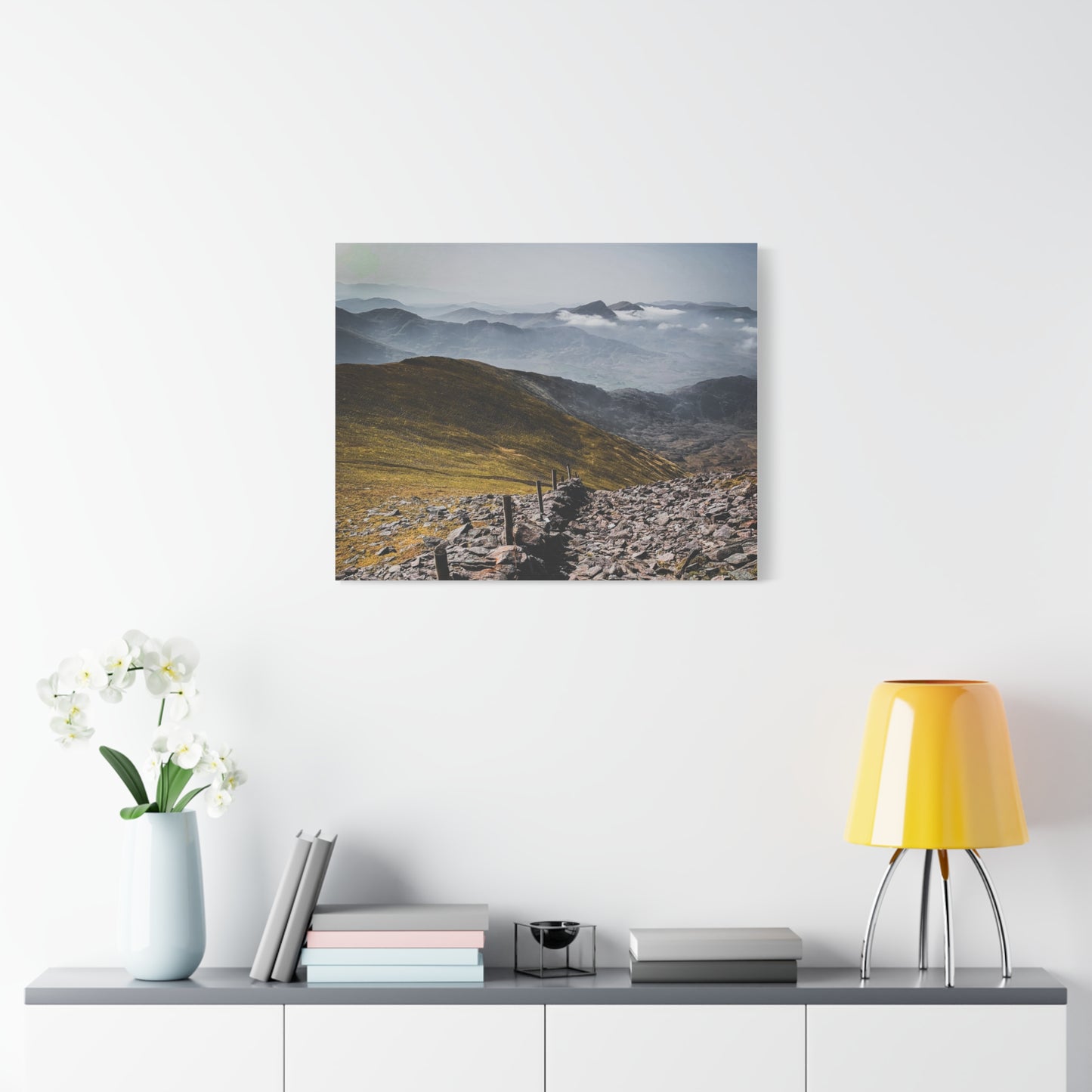 Wall in Mountains Matte Canvas, Stretched, 1.25"