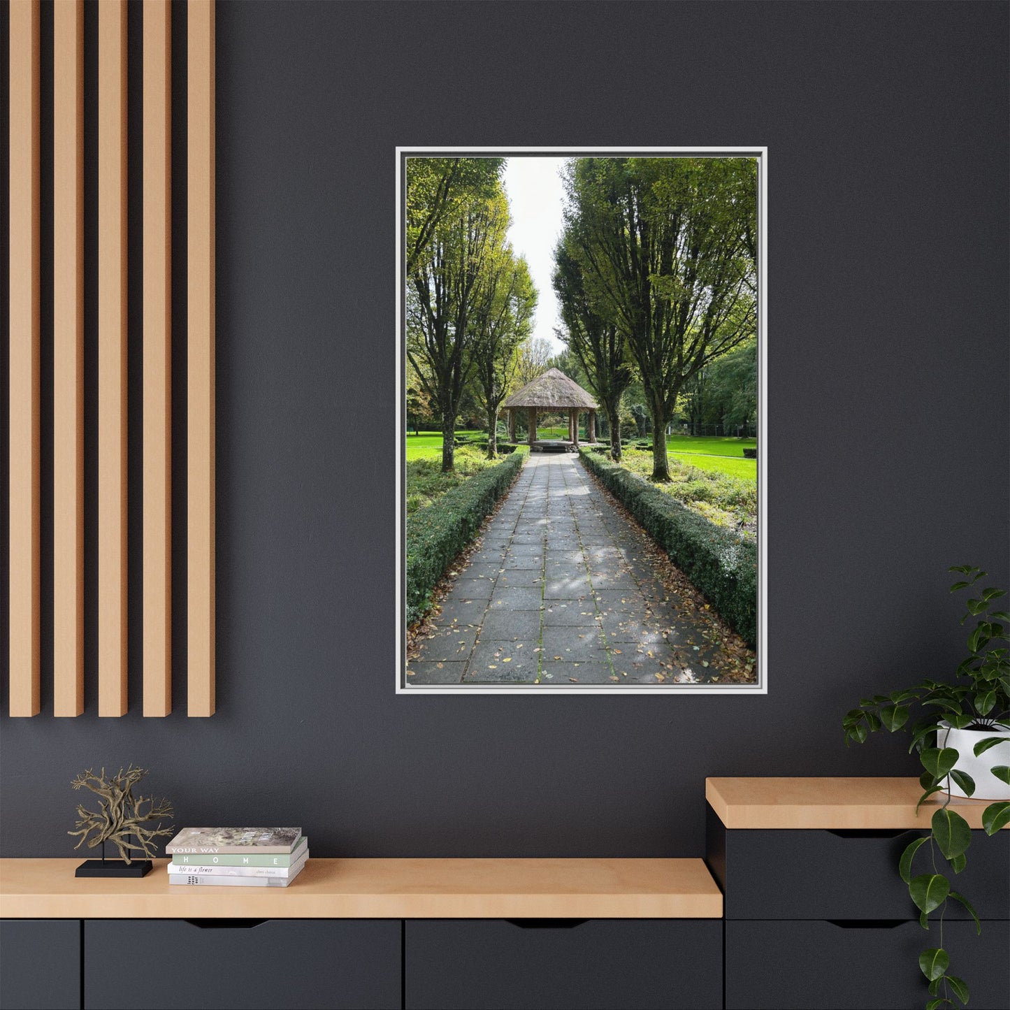 Adare Matte Canvas, Framed (Multi-color)