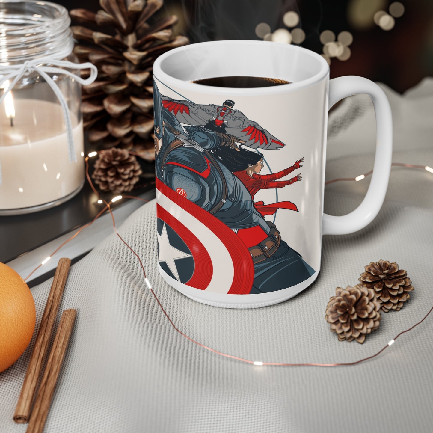 Heroic Avengers Ceramic Coffee Mug – 11oz & 15oz