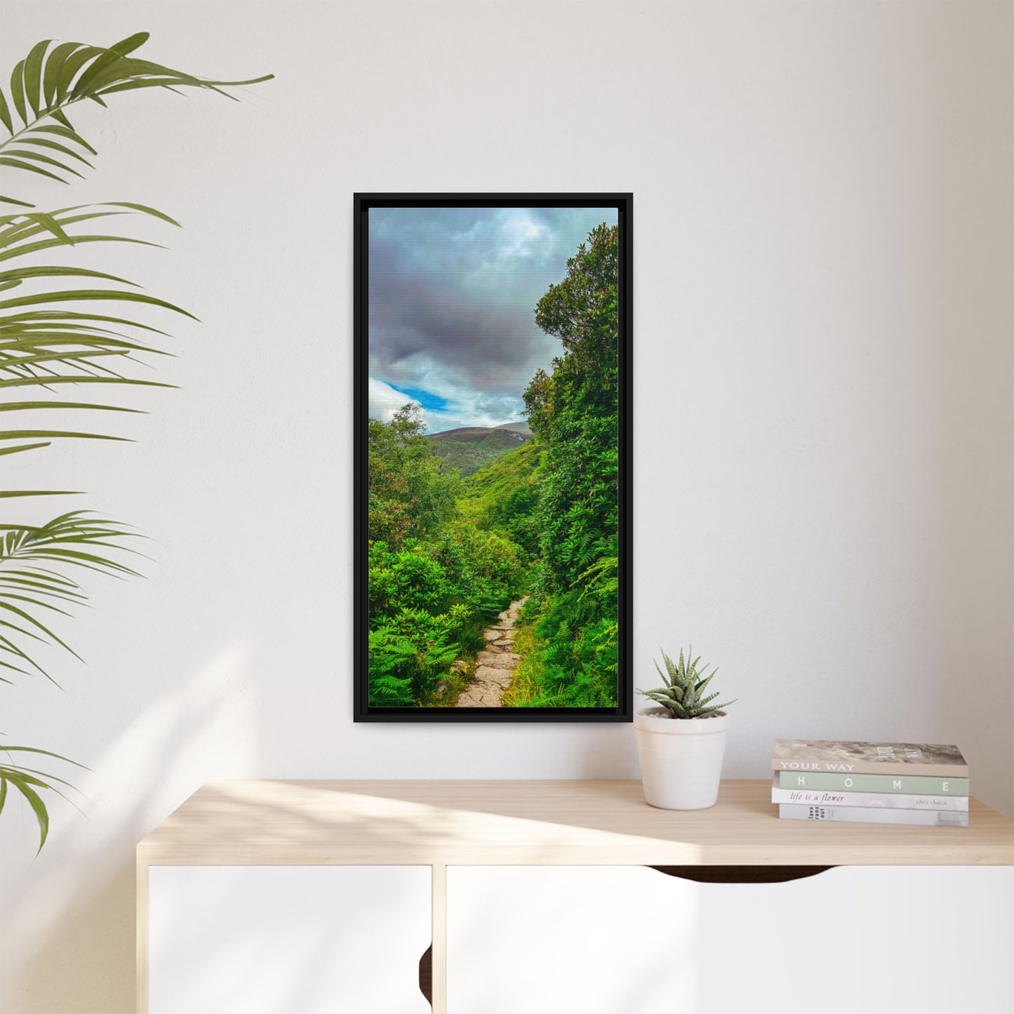 Torc Trail Matte Canvas, Framed (Multi-color)