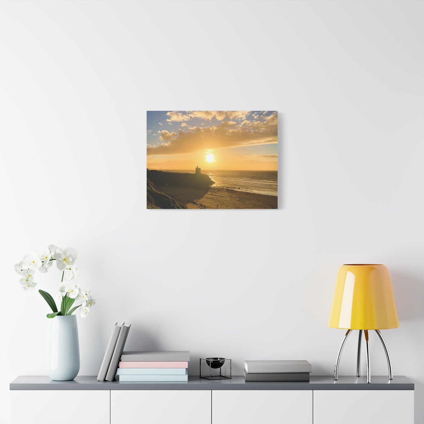 Ballybunion Sunset Castle Matte Canvas, Stretched, 1.25"
