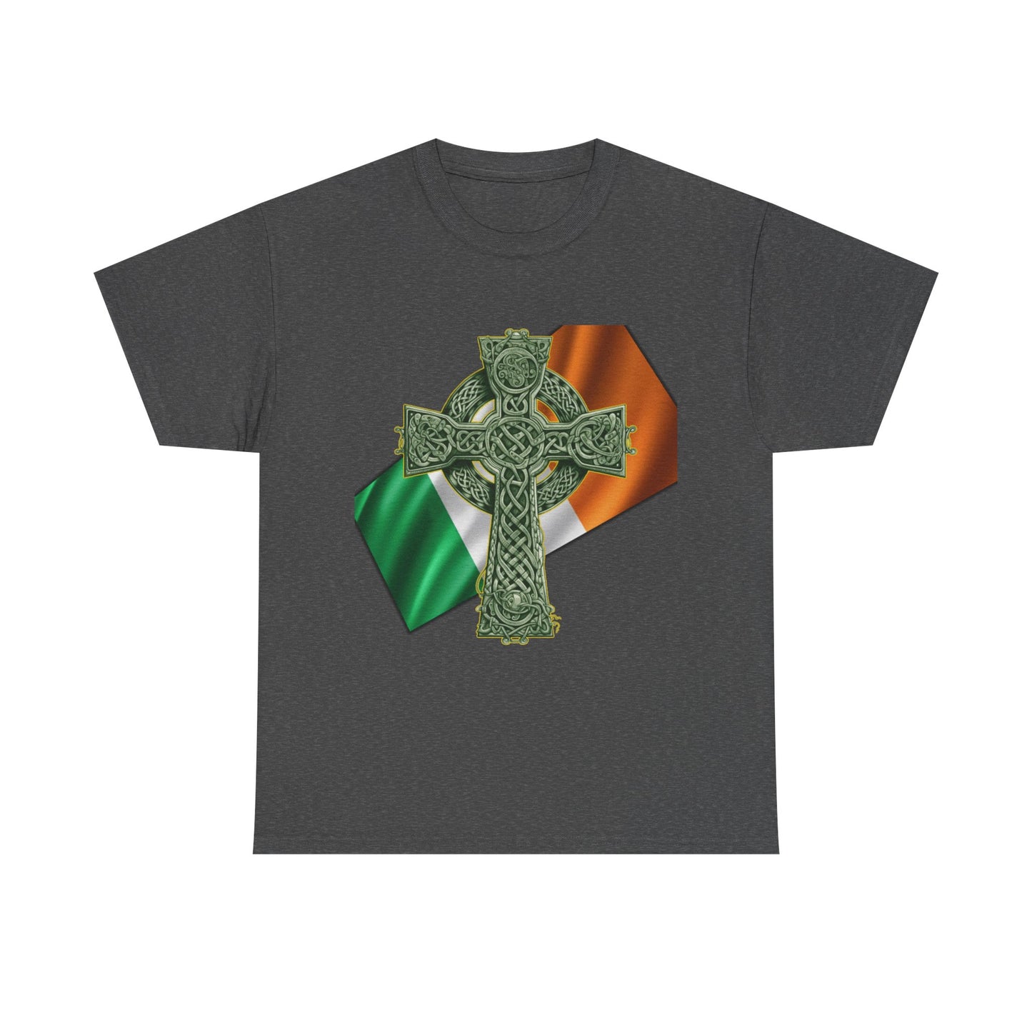 Celtic Cross Unisex Heavy Cotton Tee