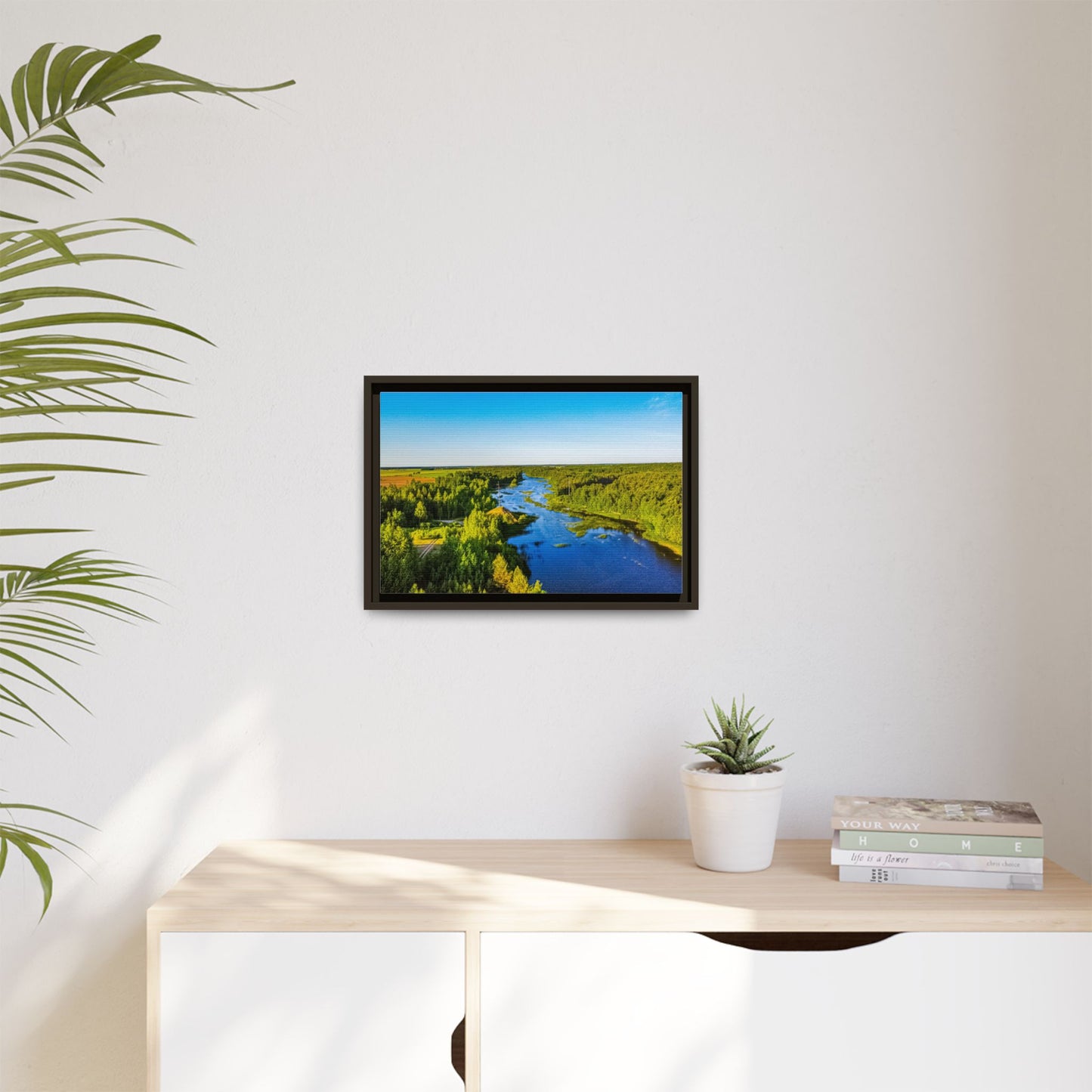 Zagares Lake Matte Canvas, Framed (Multi-color)