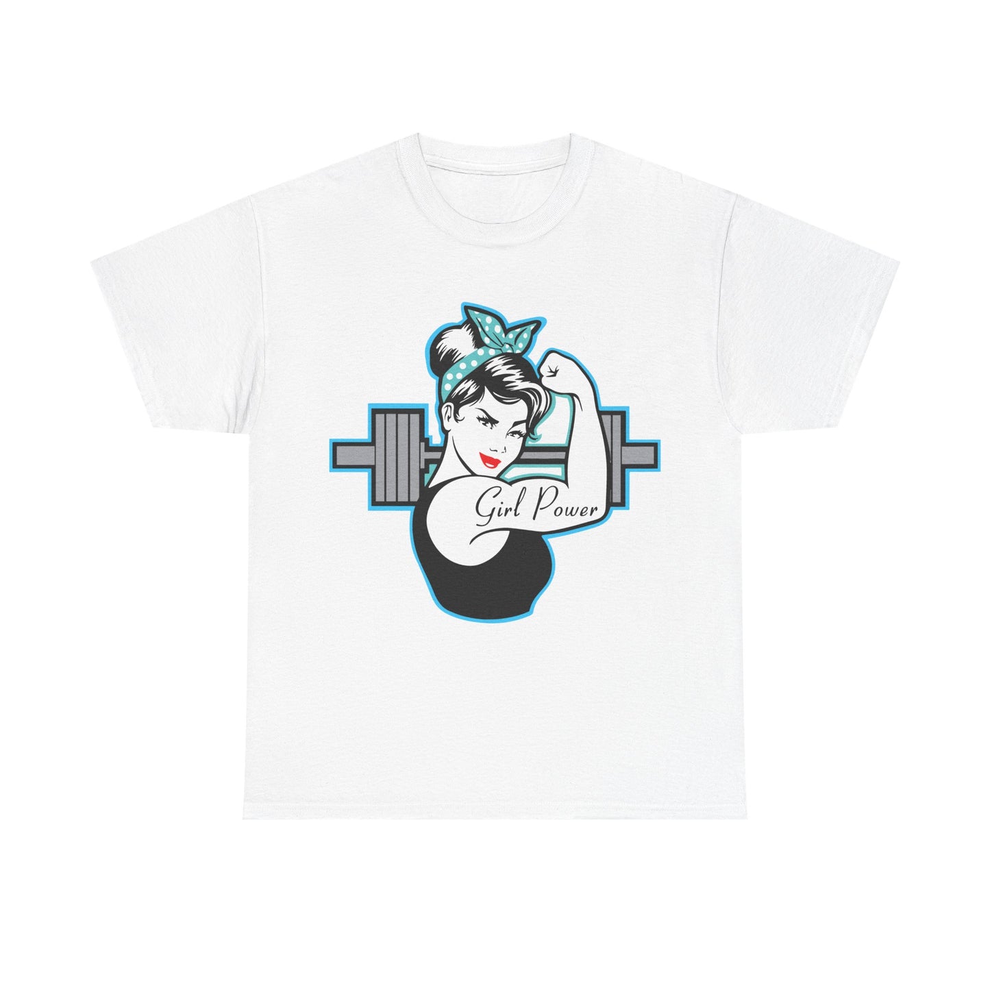 Empowering Girl Power Unisex Heavy Cotton Tee White