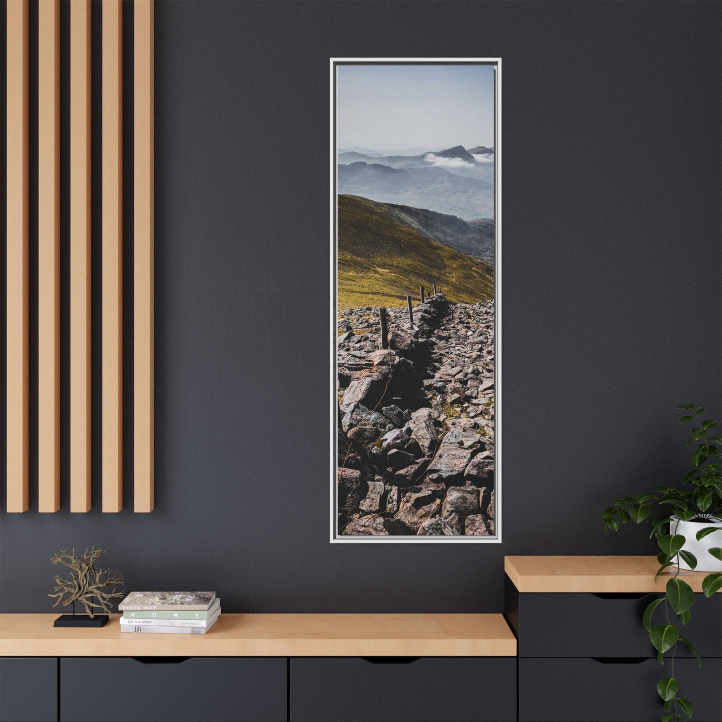Wall Matte Canvas, Framed (Multi-color)