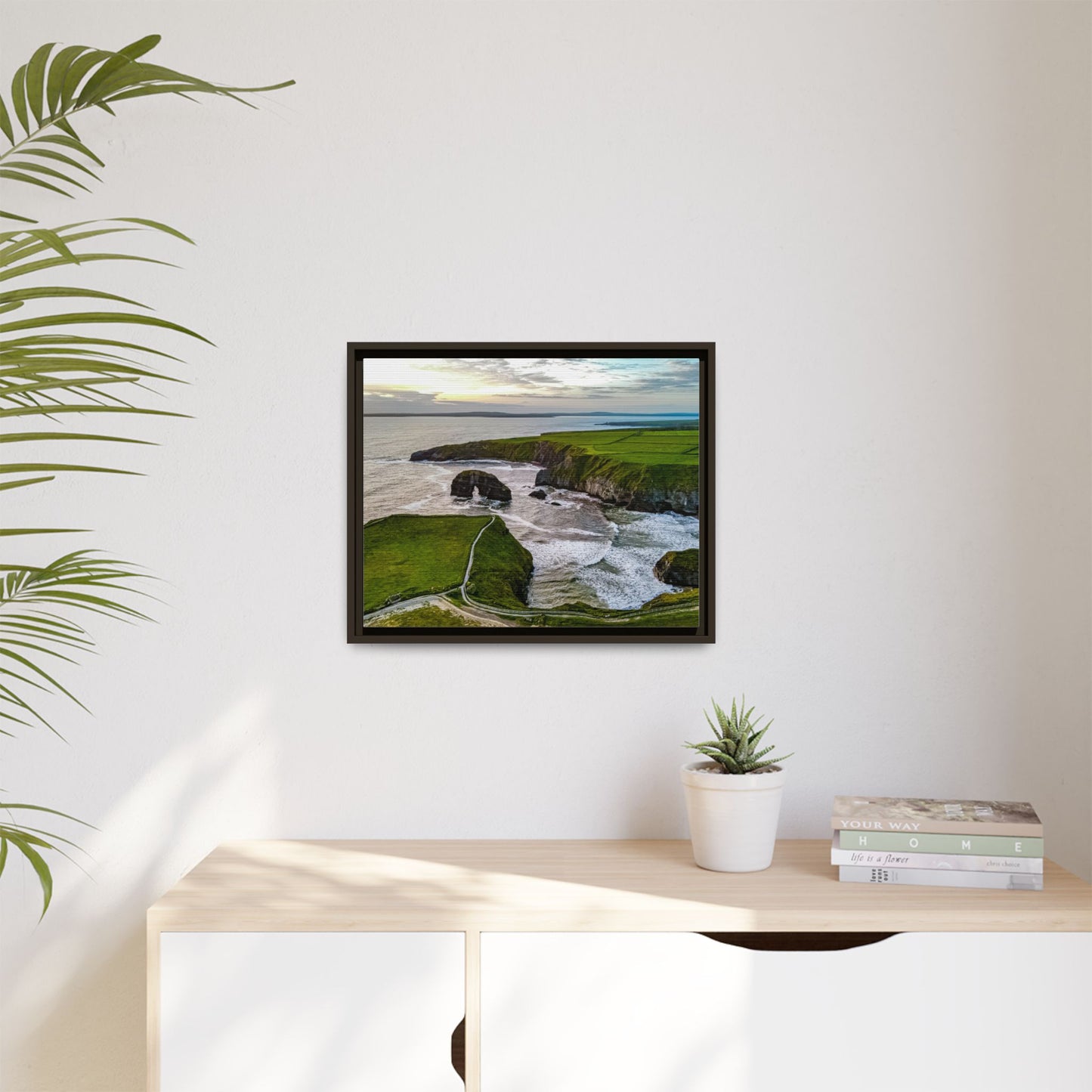 Virgin Rock Matte Canvas, Framed (Multi-color)