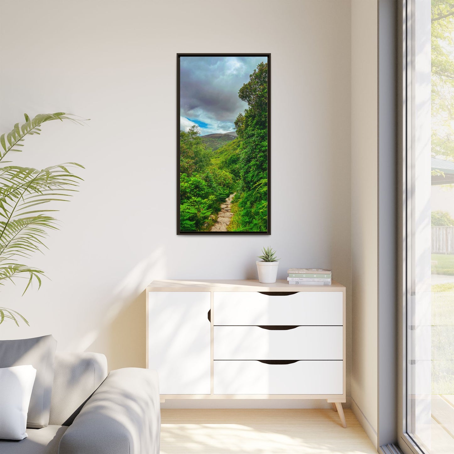 Torc Trail Matte Canvas, Framed (Multi-color)