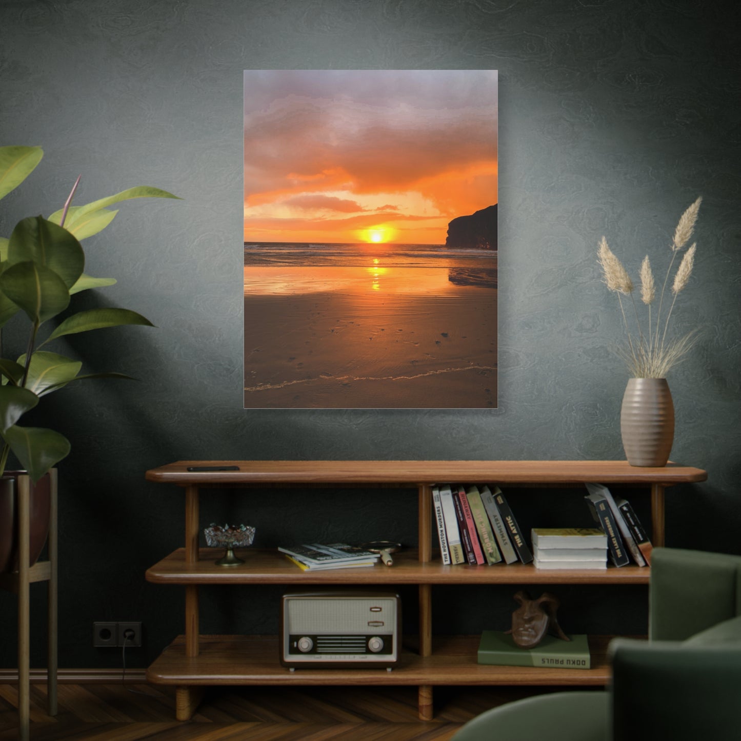 Sunset in Ballybunion Matte Canvas, Stretched, 1.25"