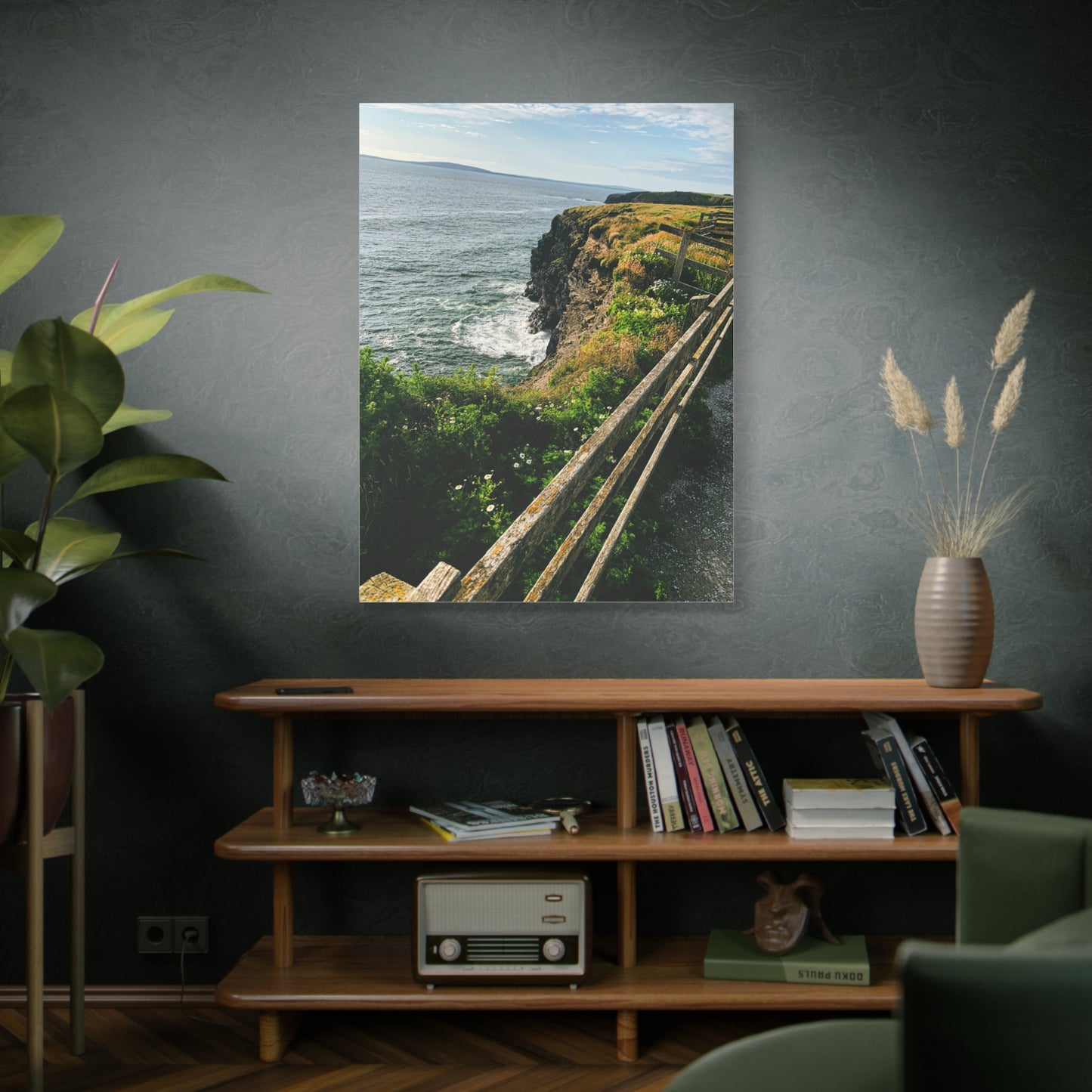Ballybunion Cliff Walk Matte Canvas, Stretched, 1.25"
