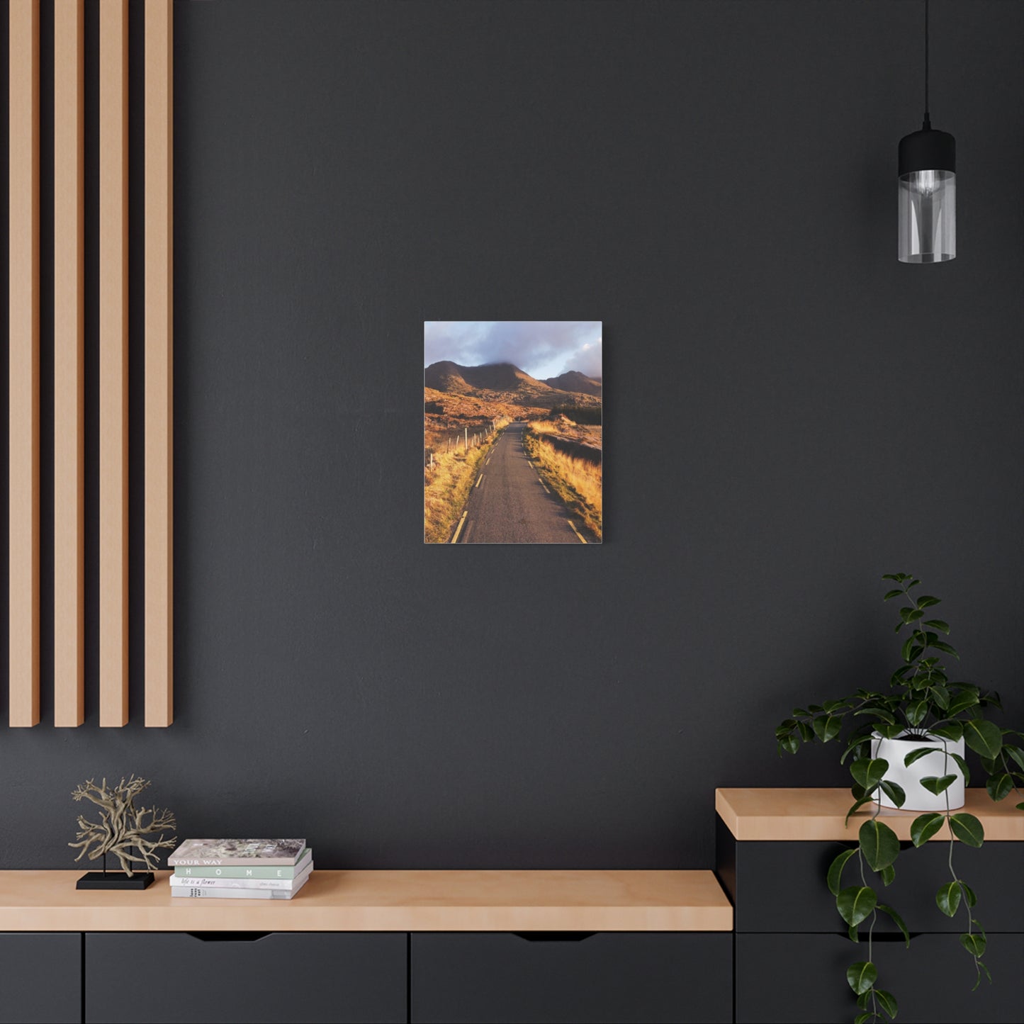 Sunset Road Matte Canvas, Stretched, 1.25"